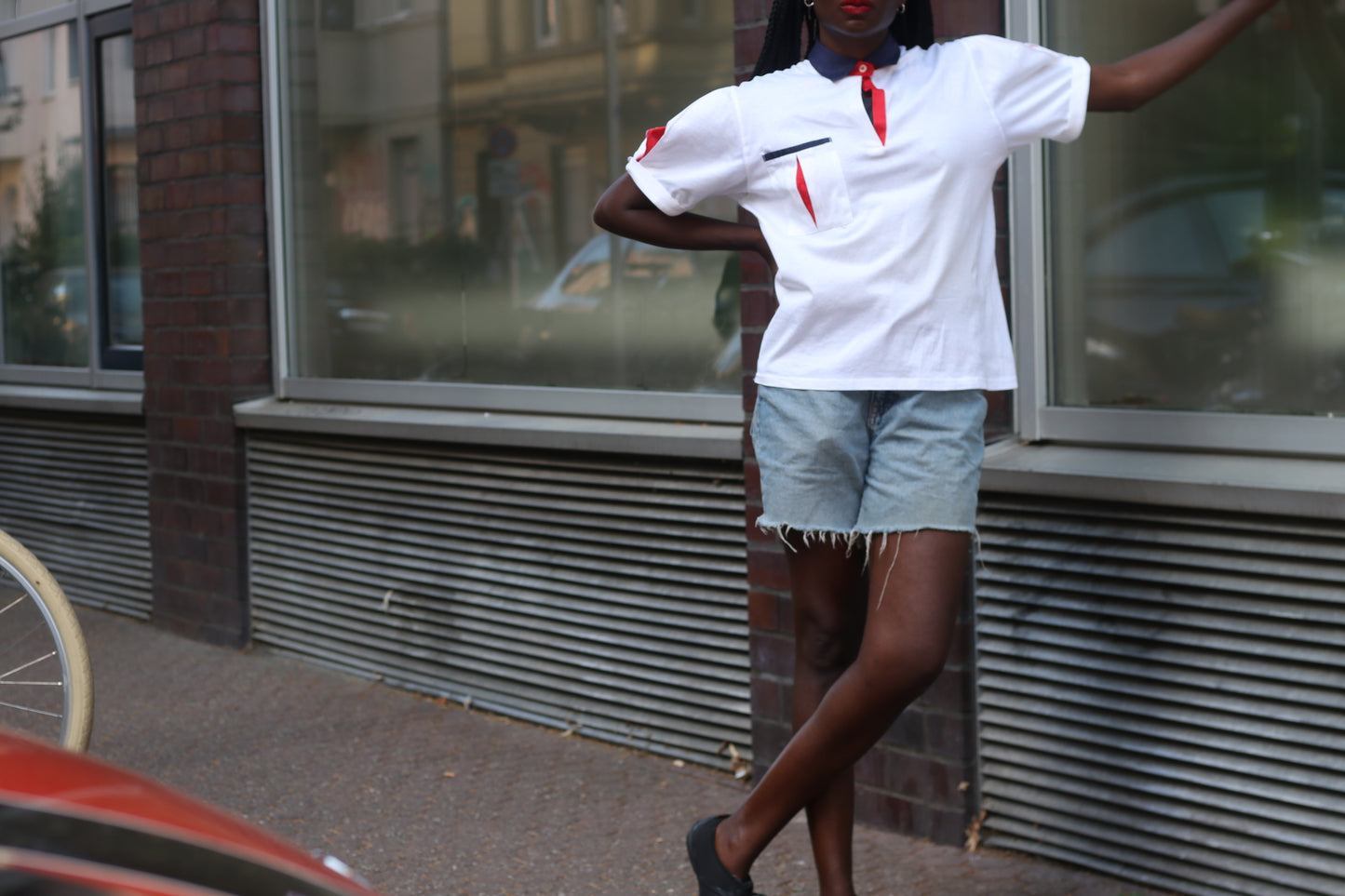 Bleyle Vintage 80s White Polo Shirt - West Germany Preppy Tennis Top
