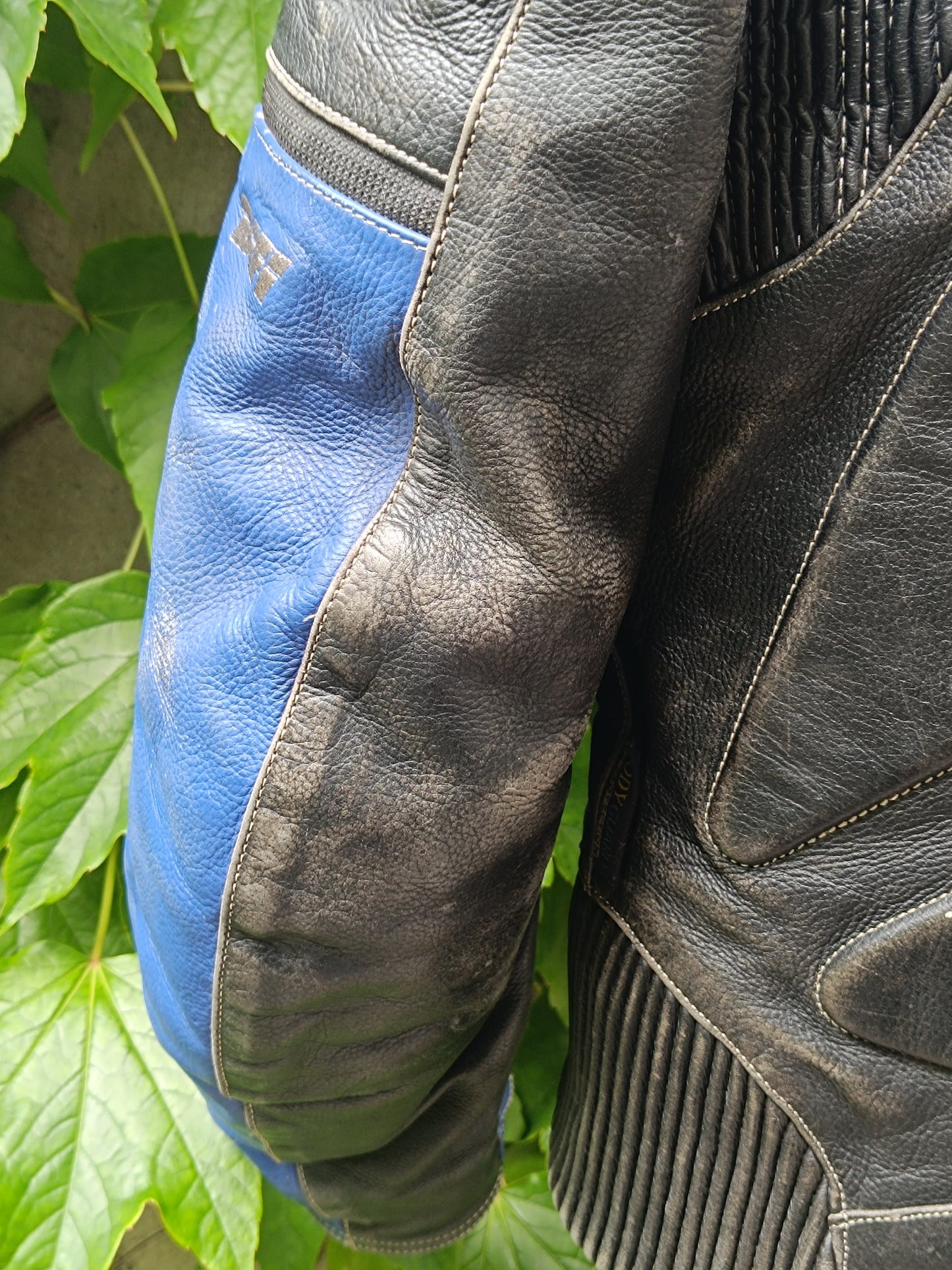 80s Difi Moto Jacket| Vintage Blue Leather Biker Jacket| Tough Luxe Womens Racer Jacke