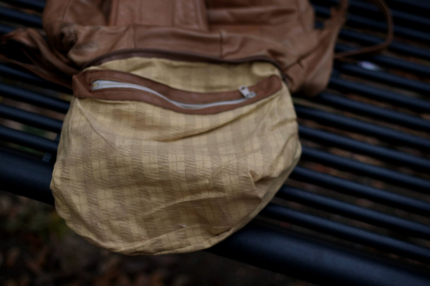 70s Leather Bag| Vintage Brown Hobo Bag| Minimalist Women's Shoulderbag