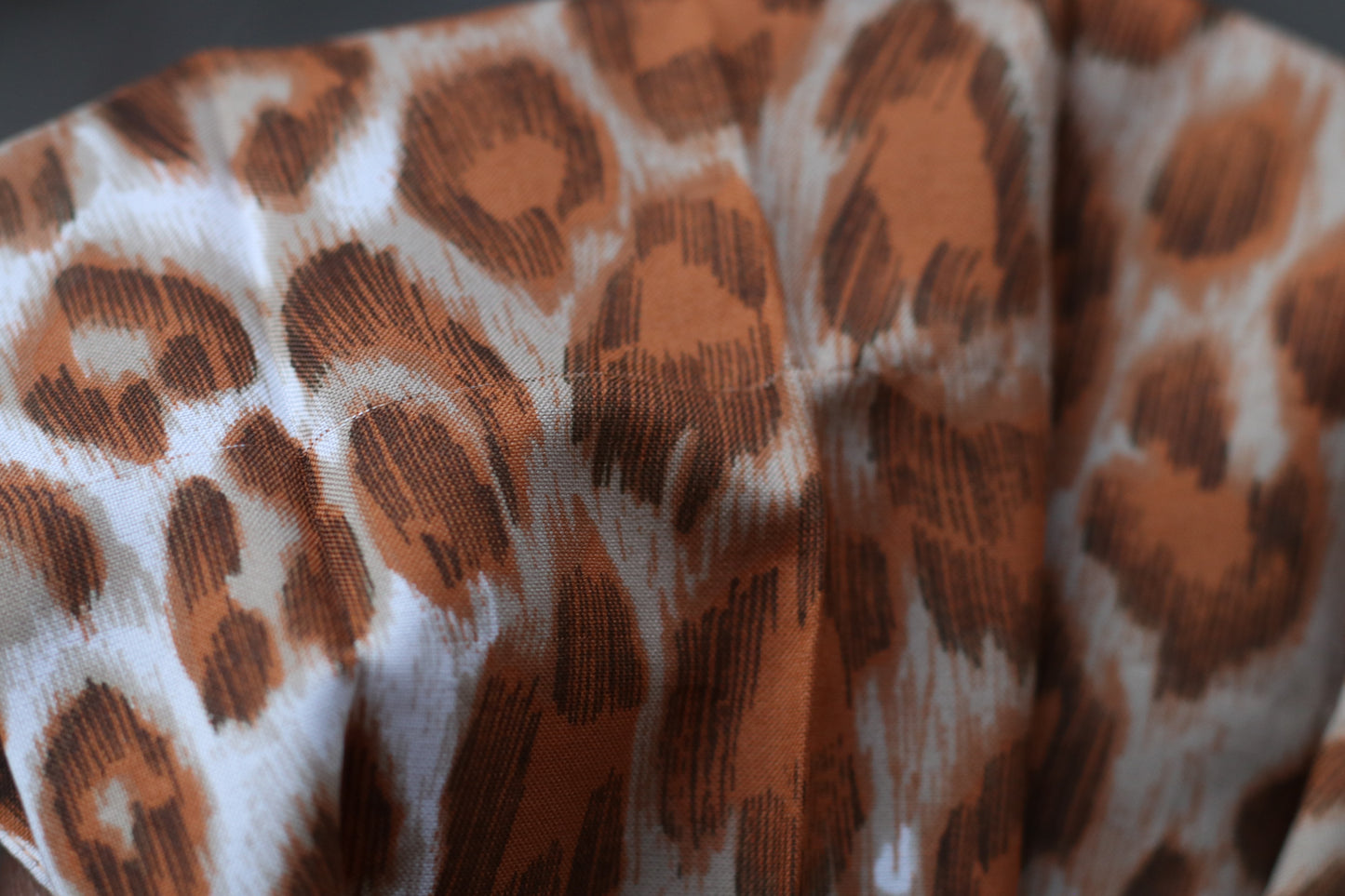 The Archive Leopard Scarf - Vintage Silky Wrap