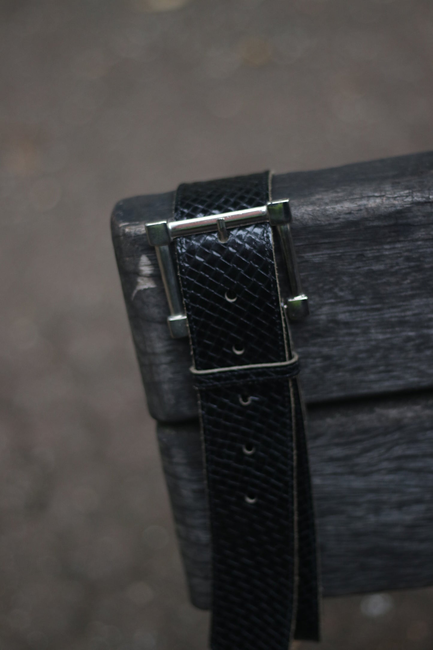 90s Leather Belt with silver buckle| Vintage Minimalist black belt with square shaped buckle| Capsule Wardrobe accessory waist belt