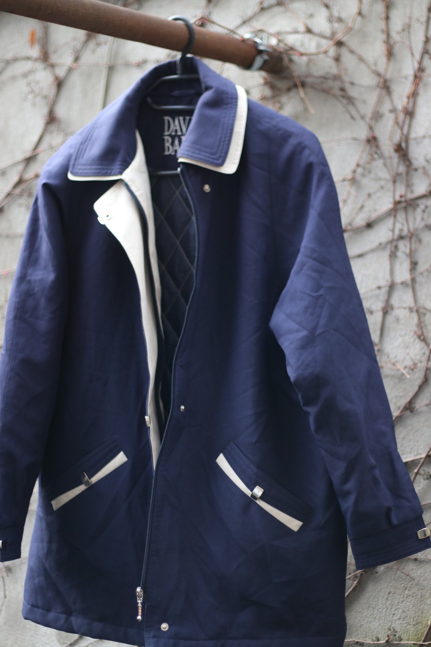 Unisex Vintage David Barry Coat Size Small Medium or Large Sporty Chic Spring coat