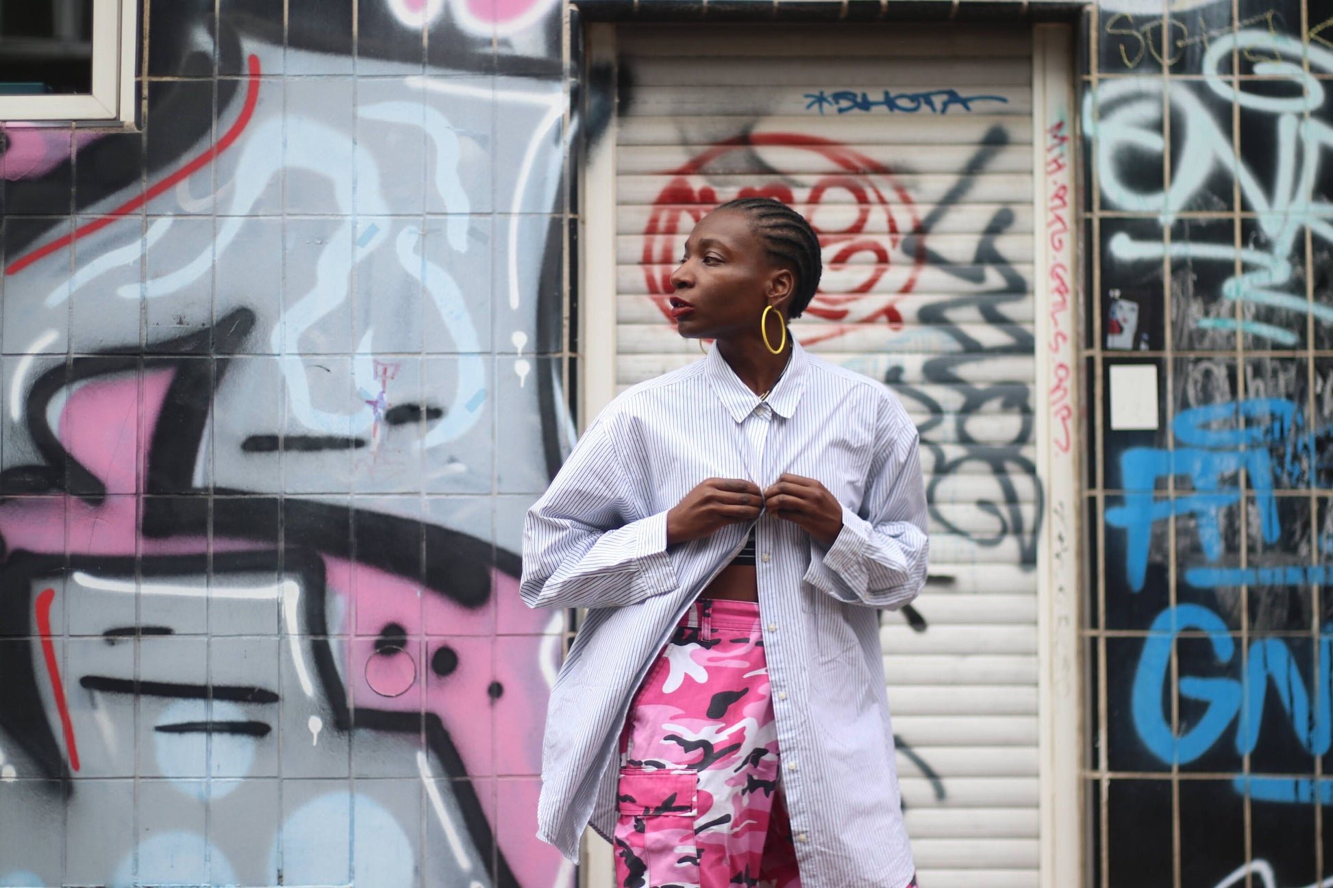 y2k Pink Camo Cargo Pants| Vintage Army inspired Camouflage Trousers| Women's Street style Pants