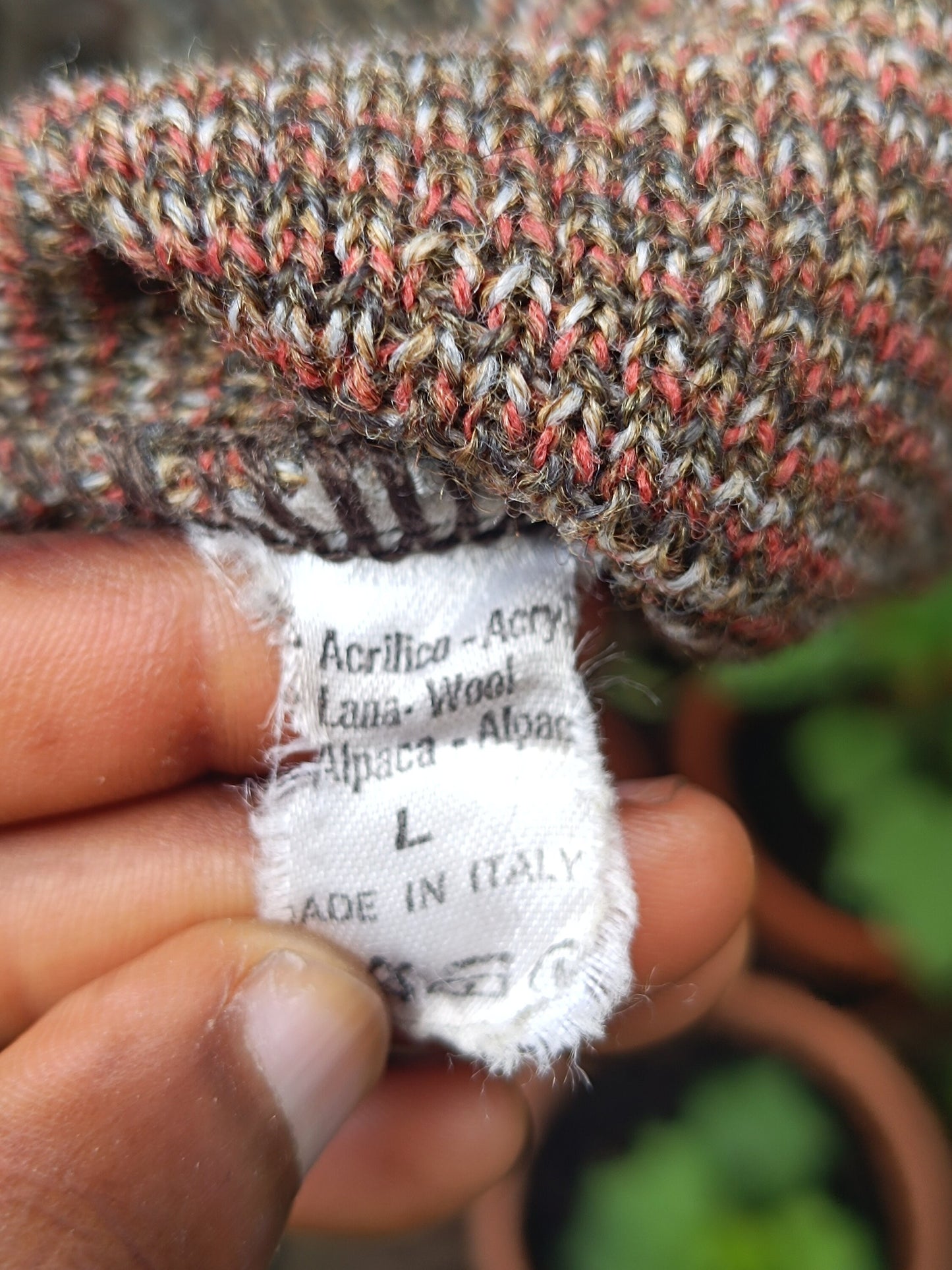 90s Argyle Print Sweater| Vintage Wool Blend Unisex Knit| Preppy Chic Brown Jumper