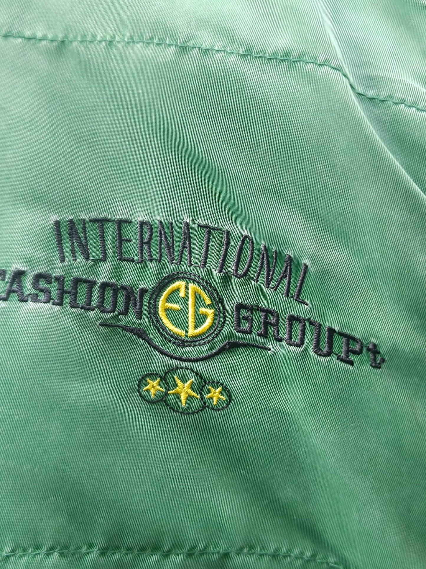 80s Crazy Print Jacket| Vintage Streetstyle Jacket| Women's Sporty Green Coat with Ethnic Print