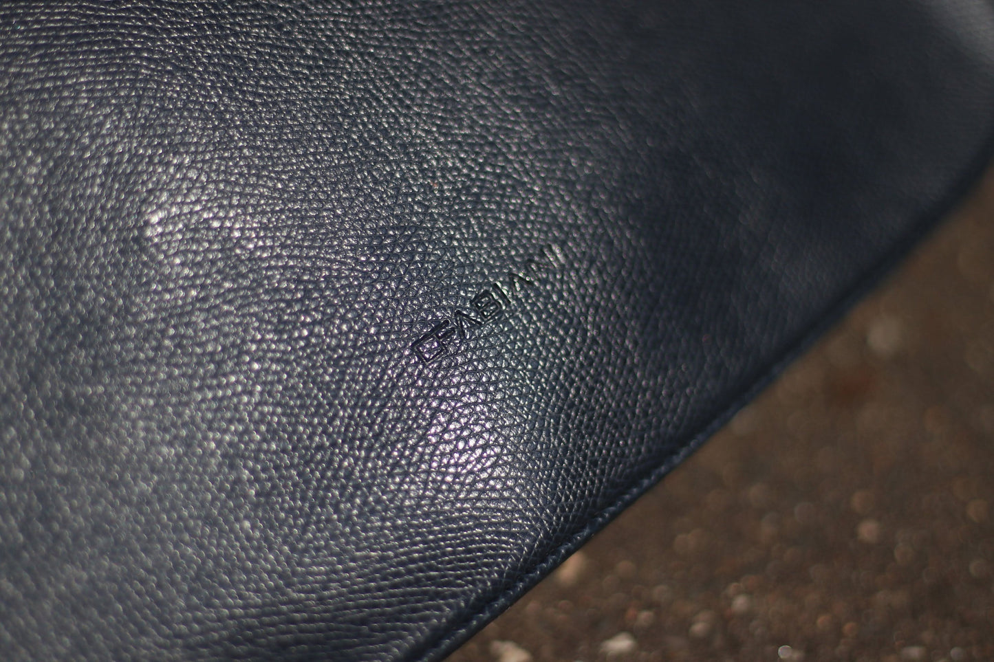 y2k Fabiani Handbag | Women's Vintage Minimalist Navy Shoulder bag | Capusule Wardrobe Mini Blue Bag