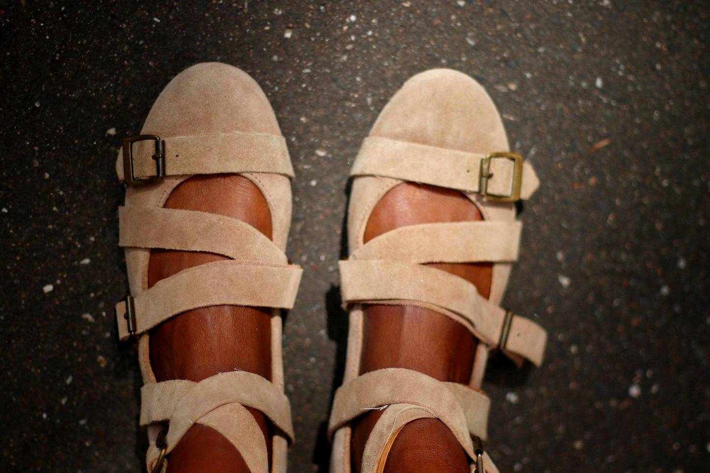 y2k Akira Suede Ballerinas| Vintage Women's Ballet Flats with| Minimalist Everyday Chic Flats