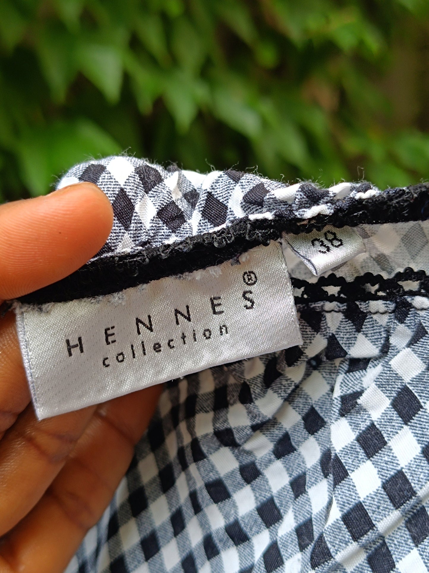 y2k Plaid Dress| Vintage Checkered dress in Black and White| Women's Midi-length H&M Summer Dress