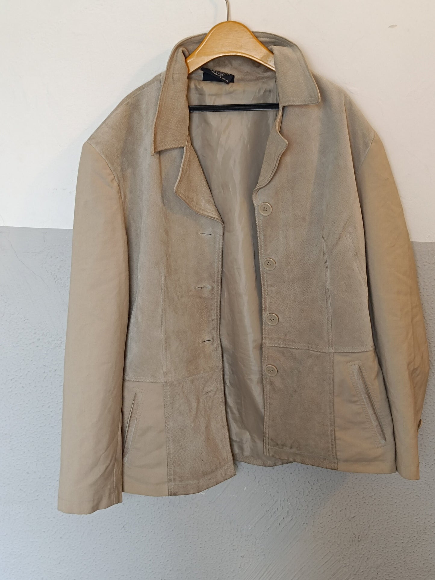 Vintage Suede Jacket| 80s Brown Blazer | Women's Minimalist Suede Jacket