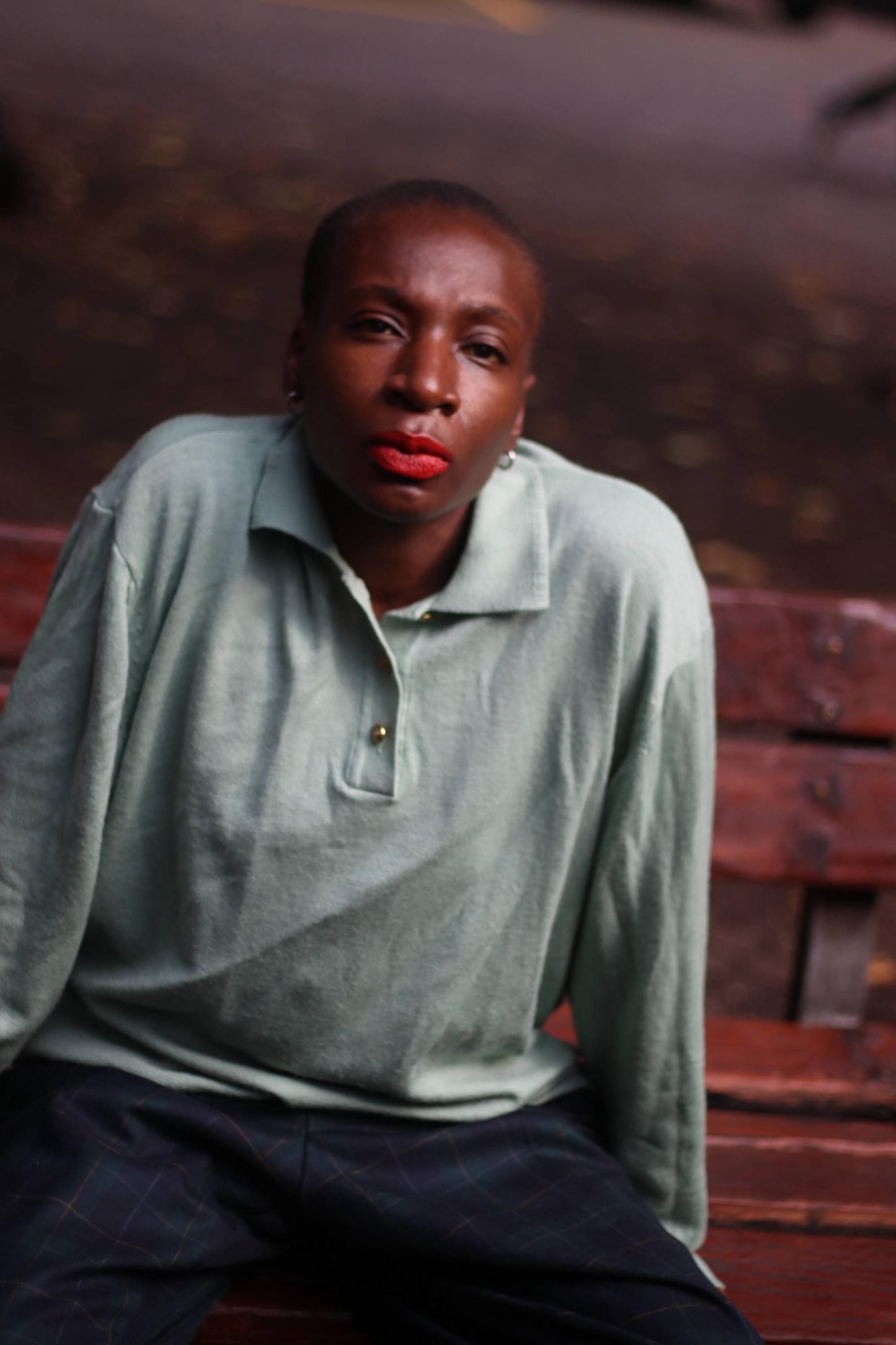 90s Sweater| Vintage Green Winter Turtleneck Knit| High Neck Minimalist Oversized Jumper.