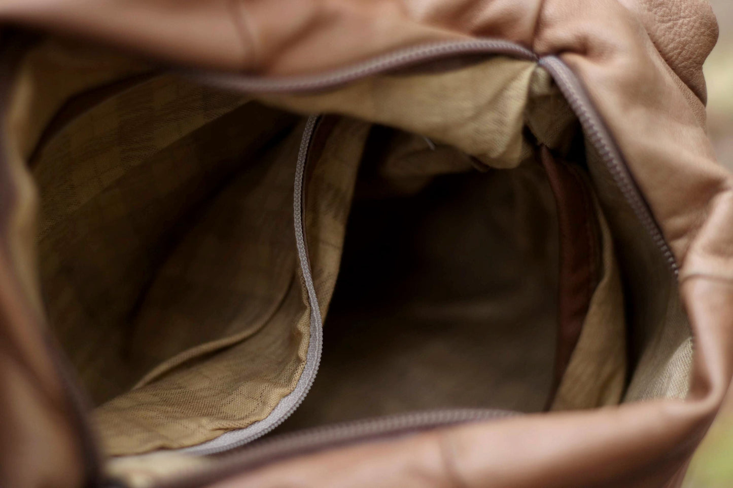 70s Leather Bag| Vintage Brown Hobo Bag| Minimalist Women's Shoulderbag