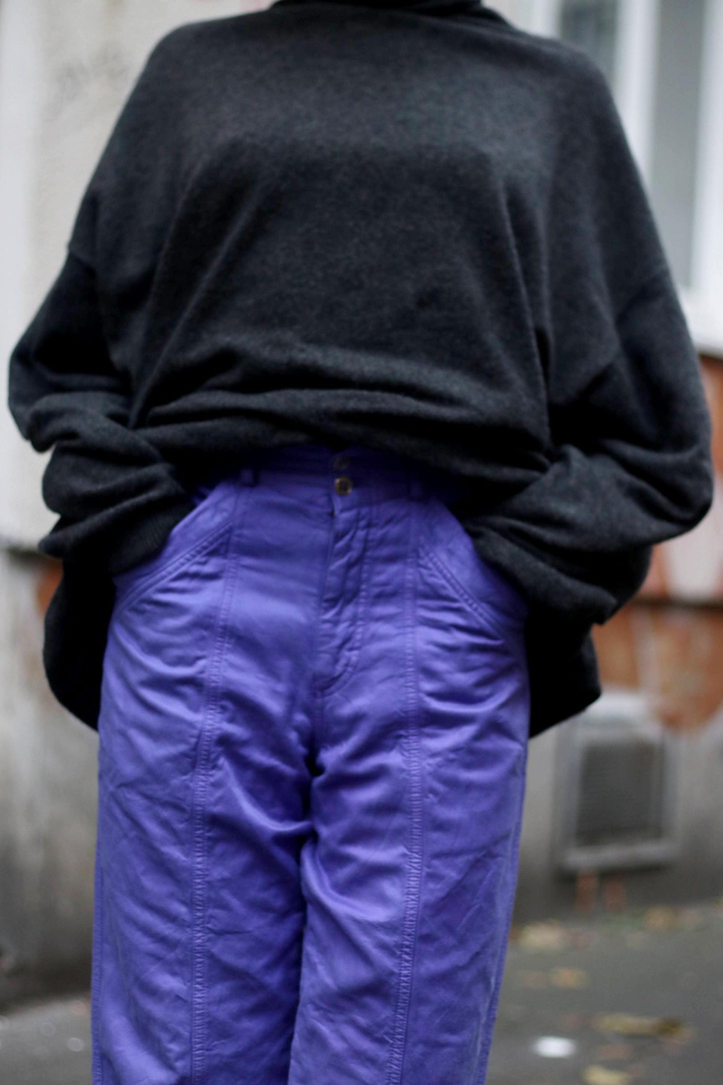 90s Purple Jeans| Vintage Highwaisted Volored denim| Street wear grunge jeans