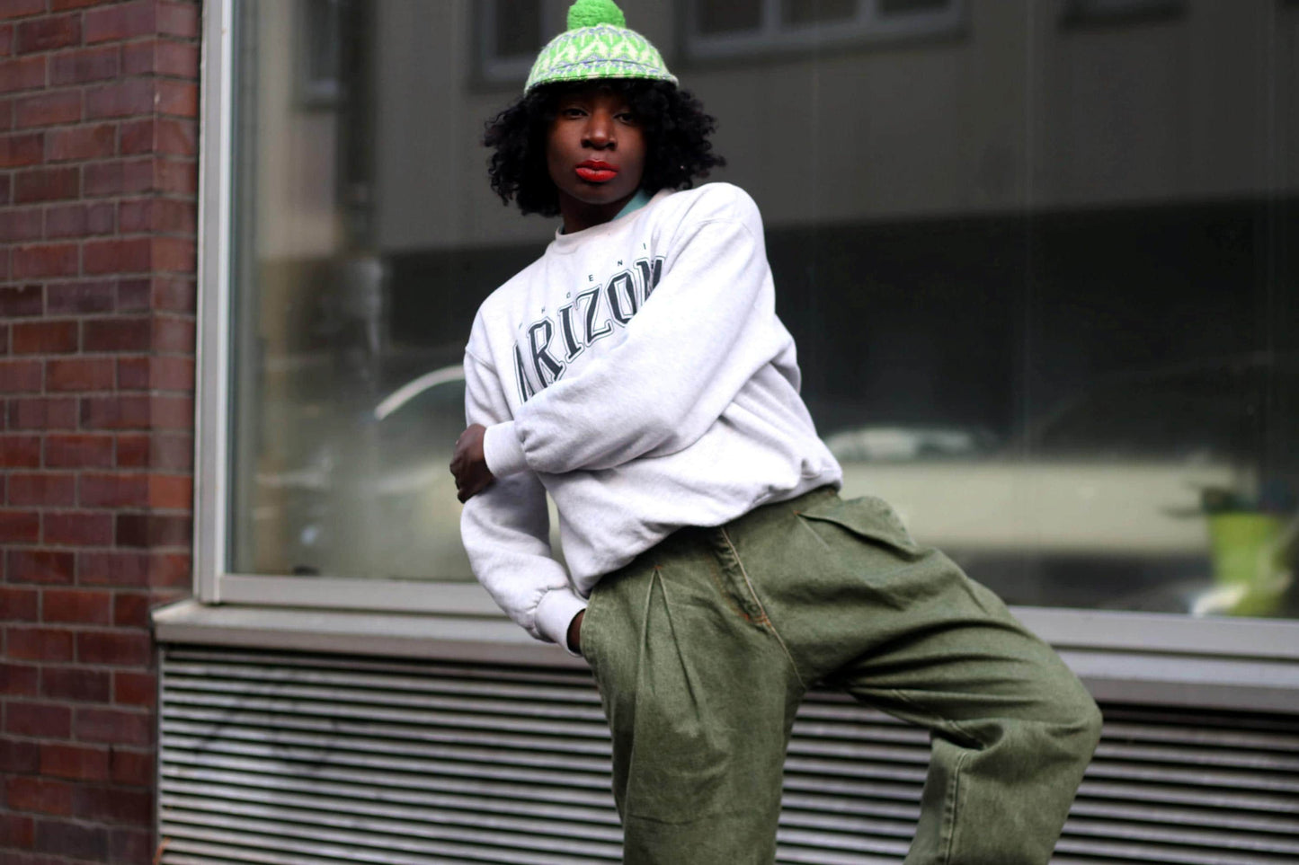 90s Green Jeans | Vintage High-waisted Denim| Women's Classic Streetstyle Pleated Jeans