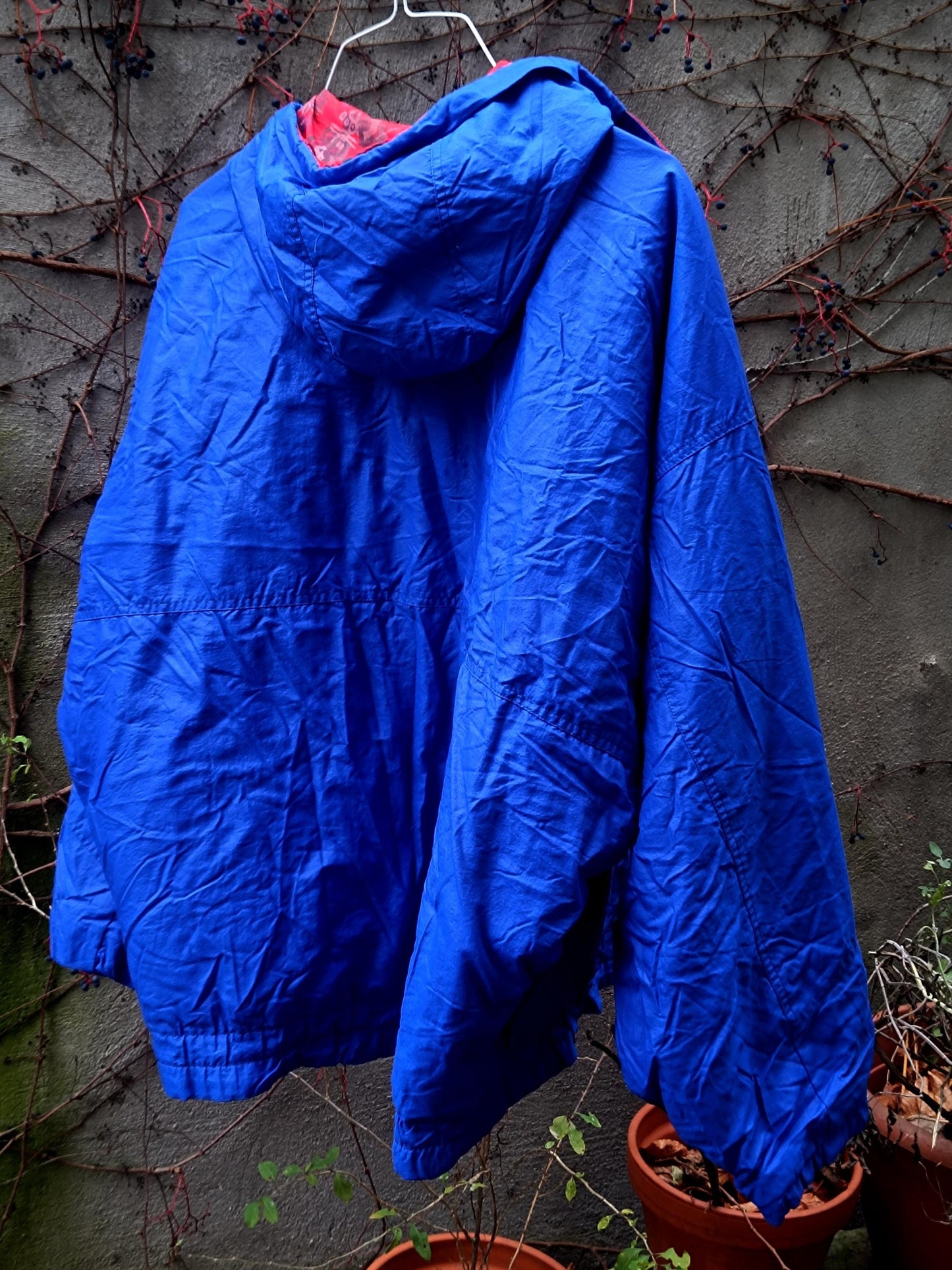 80s Ski Jacket| Vintage Blue Sporty Coat| Women's Puffer jacket| Men's Sporty Coat
