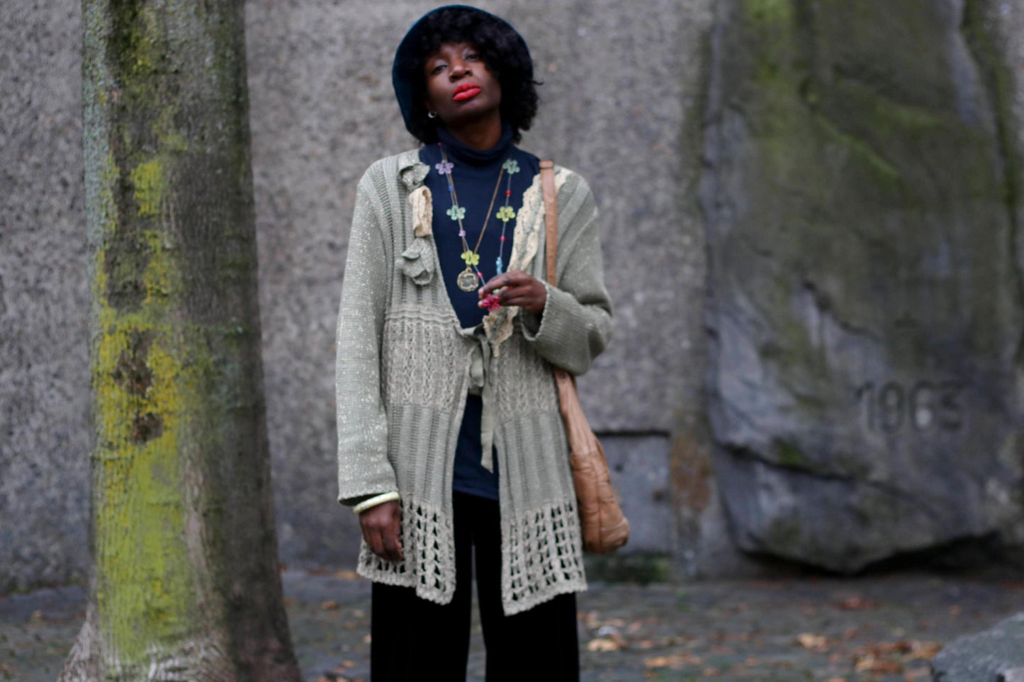 Alex Bargoudian Paris Metallic Cardigan| Vintage Green Boho Festive Sweater| 90s Gold-Tone Shimmery Women's V Neck