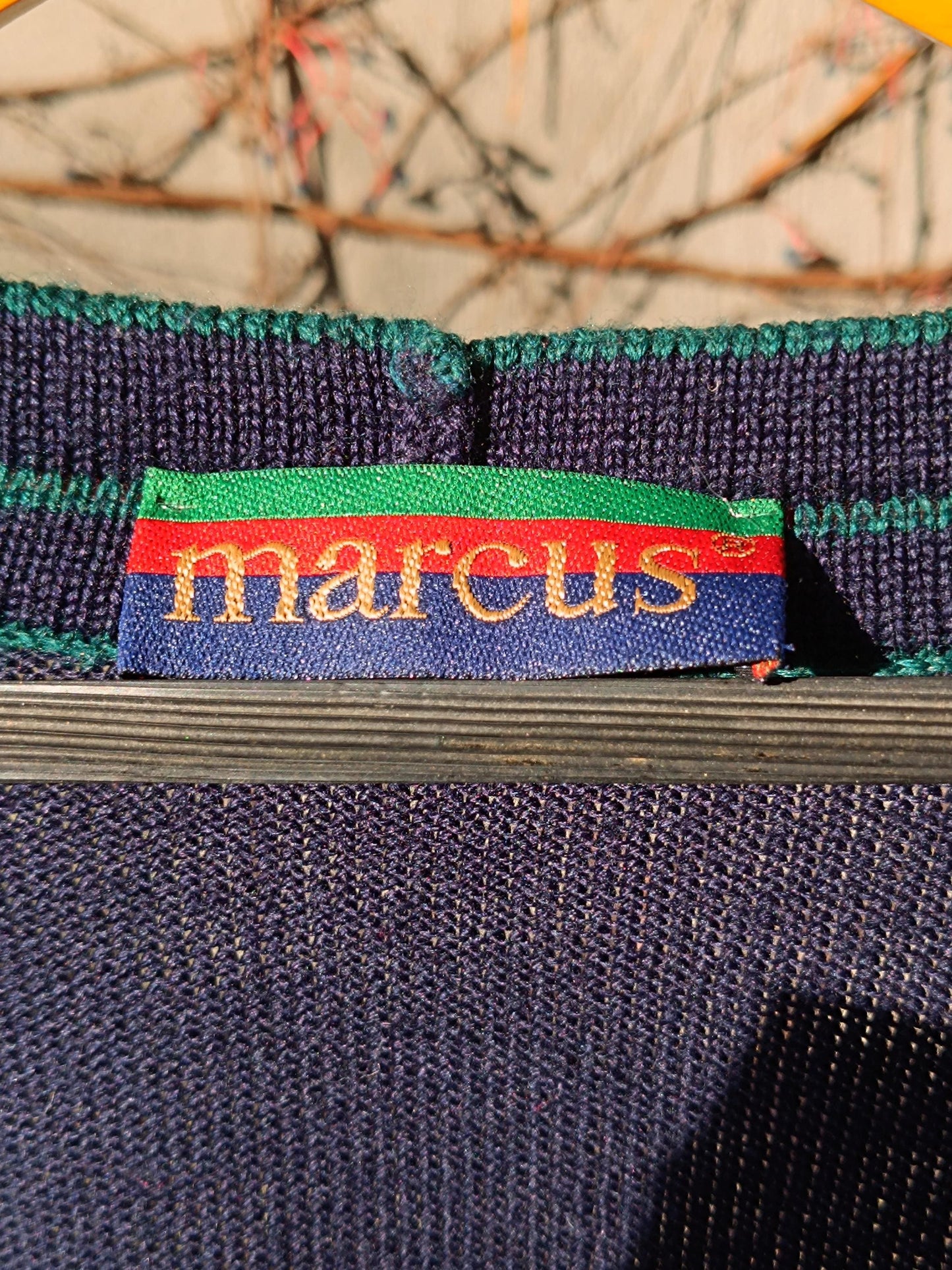 90s Collegiate Cardigan| Vintage Preppy Red and Green Long-sleeved knit