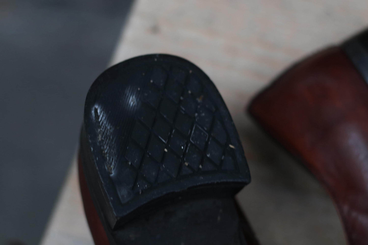 90s Genuine Leather Loafers| Vintage Brown Jana Minimalist Brogues | Women's Minimalist Oxfords EU 38 UK 5