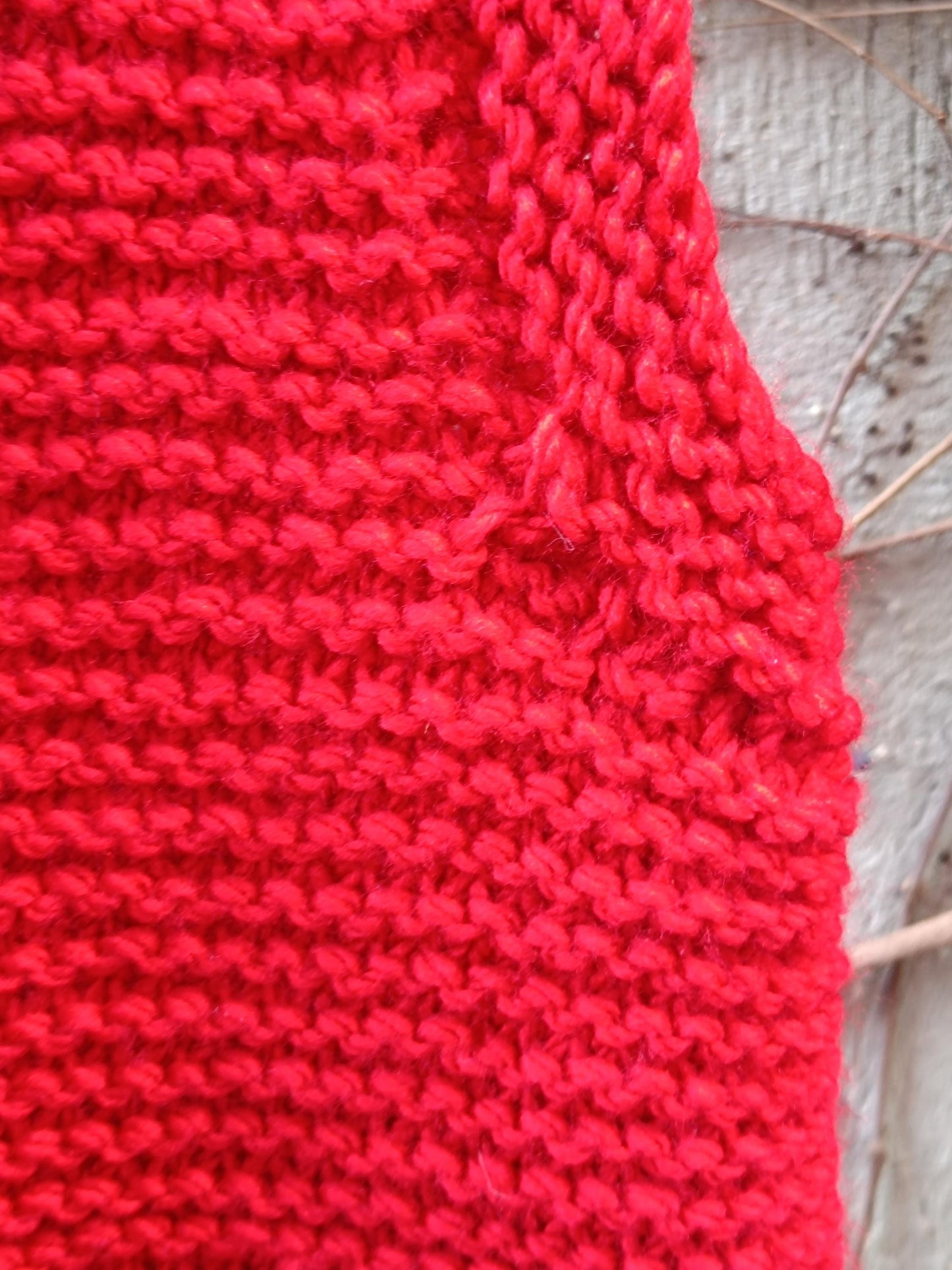 90s Hand-knitted Oversized Vest| Size S-M