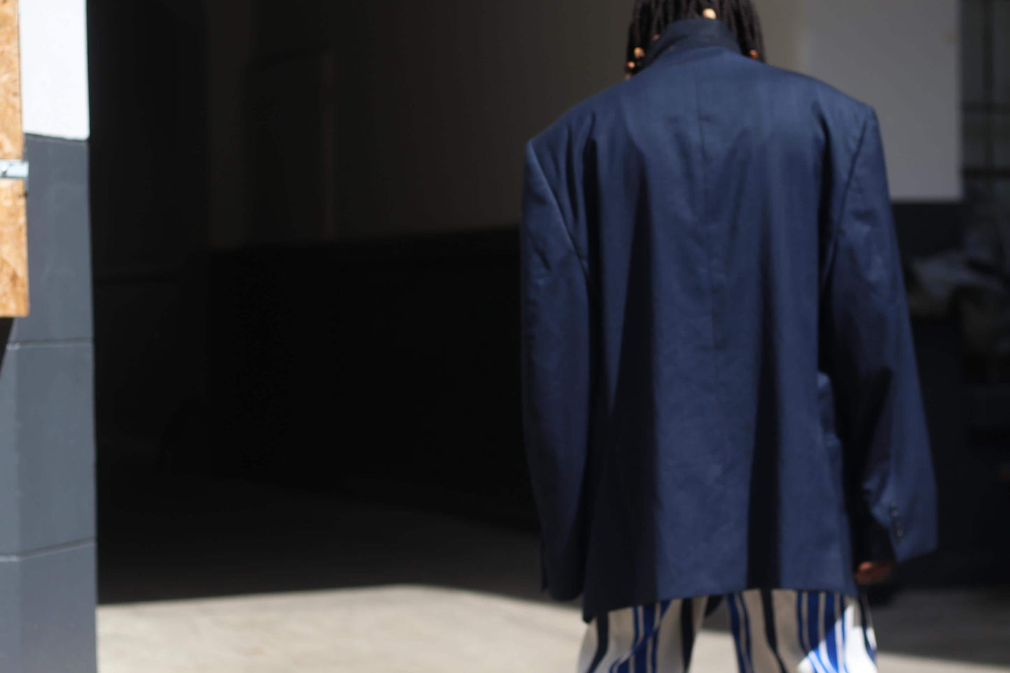 Y2k Calvin Klein Unisex Blazer | Vintage minimalist oversized blue designer blazer