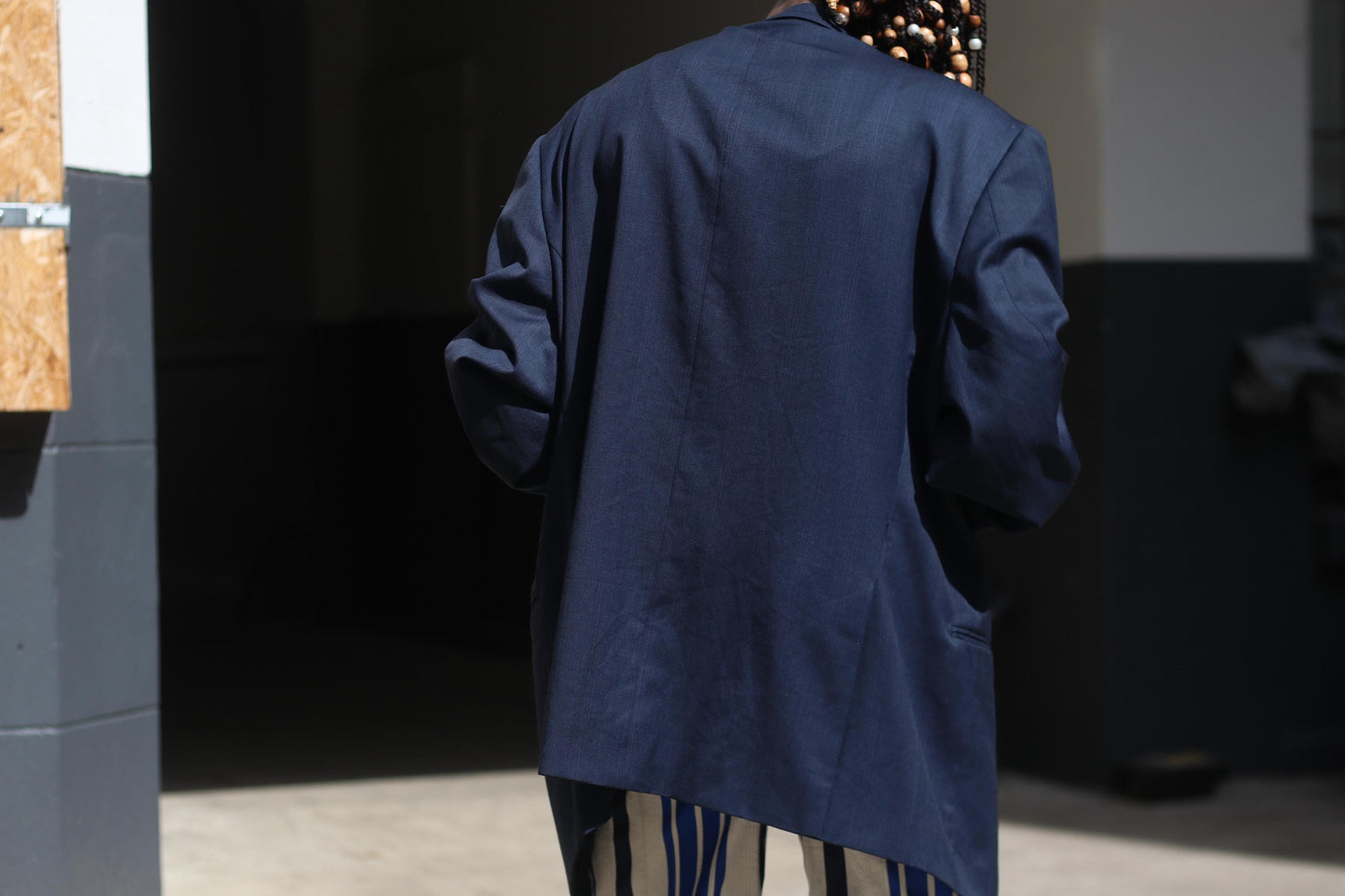 Y2k Calvin Klein Unisex Blazer | Vintage minimalist oversized blue designer blazer