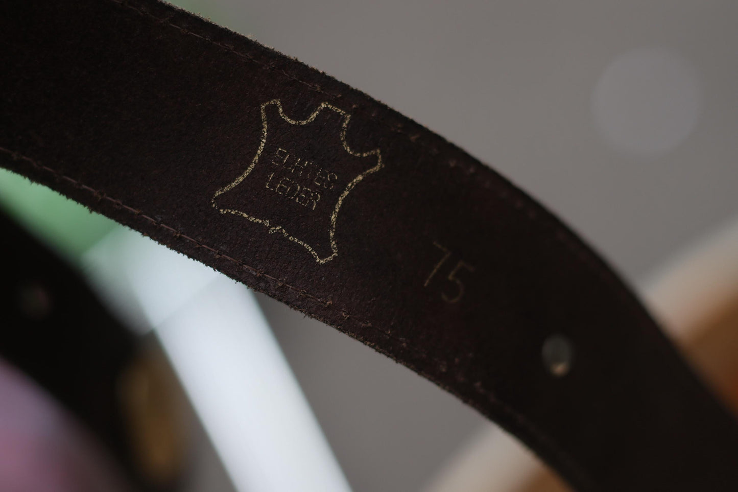 Vintage Western Leather Belt | Wide Brown Cowgirl Belt with Hammered Brass Accents & Gold Buckle | Retro Rodeo Statement Belt