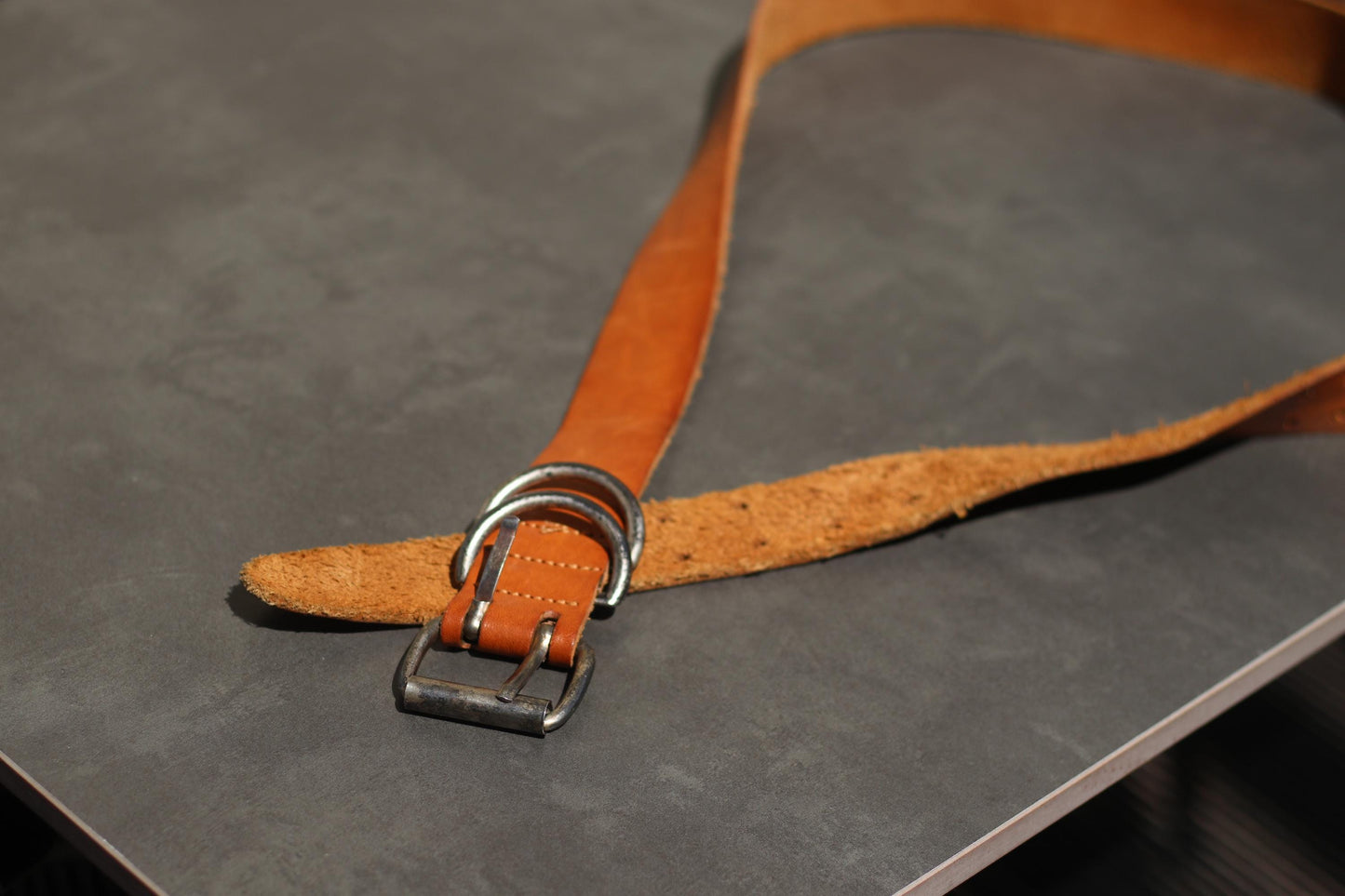Vintage Brown Leather Belt with Silver Buckle| Classic Unisex Accessory, Genuine Leather, Timeless Gift, Minimalist Retro Style