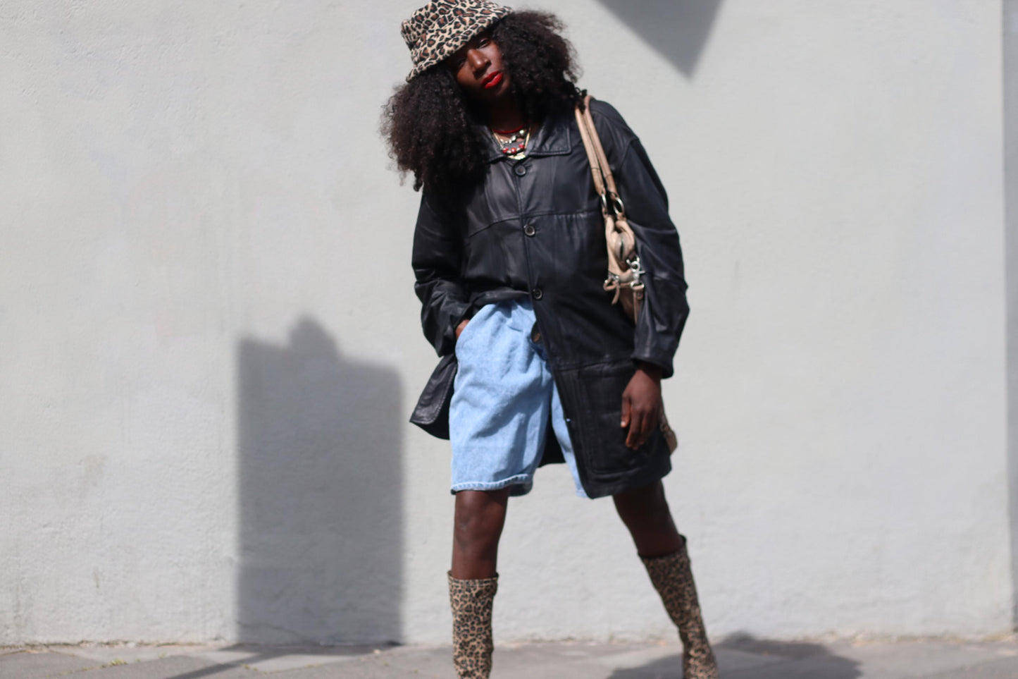 90s Vintage Oversized Leather Trench Coat| Retro Unisex Minimalist Distressed Moto Coat, Grunge Biker Y2K