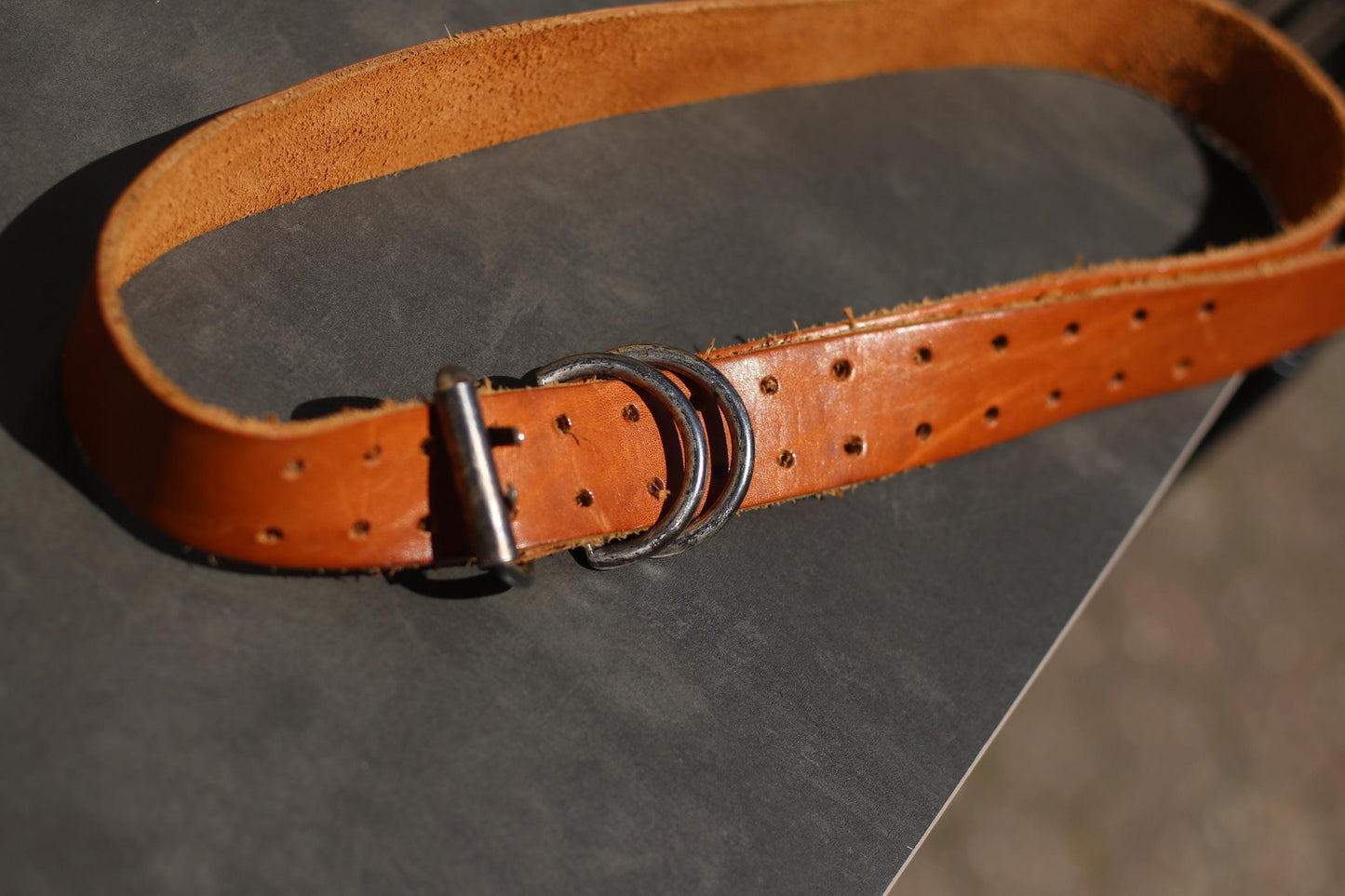 Vintage Brown Leather Belt with Silver Buckle| Classic Unisex Accessory, Genuine Leather, Timeless Gift, Minimalist Retro Style