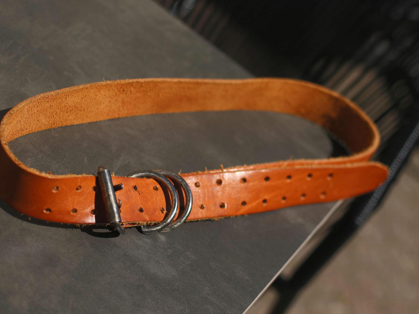 Vintage Brown Leather Belt with Silver Buckle| Classic Unisex Accessory, Genuine Leather, Timeless Gift, Minimalist Retro Style