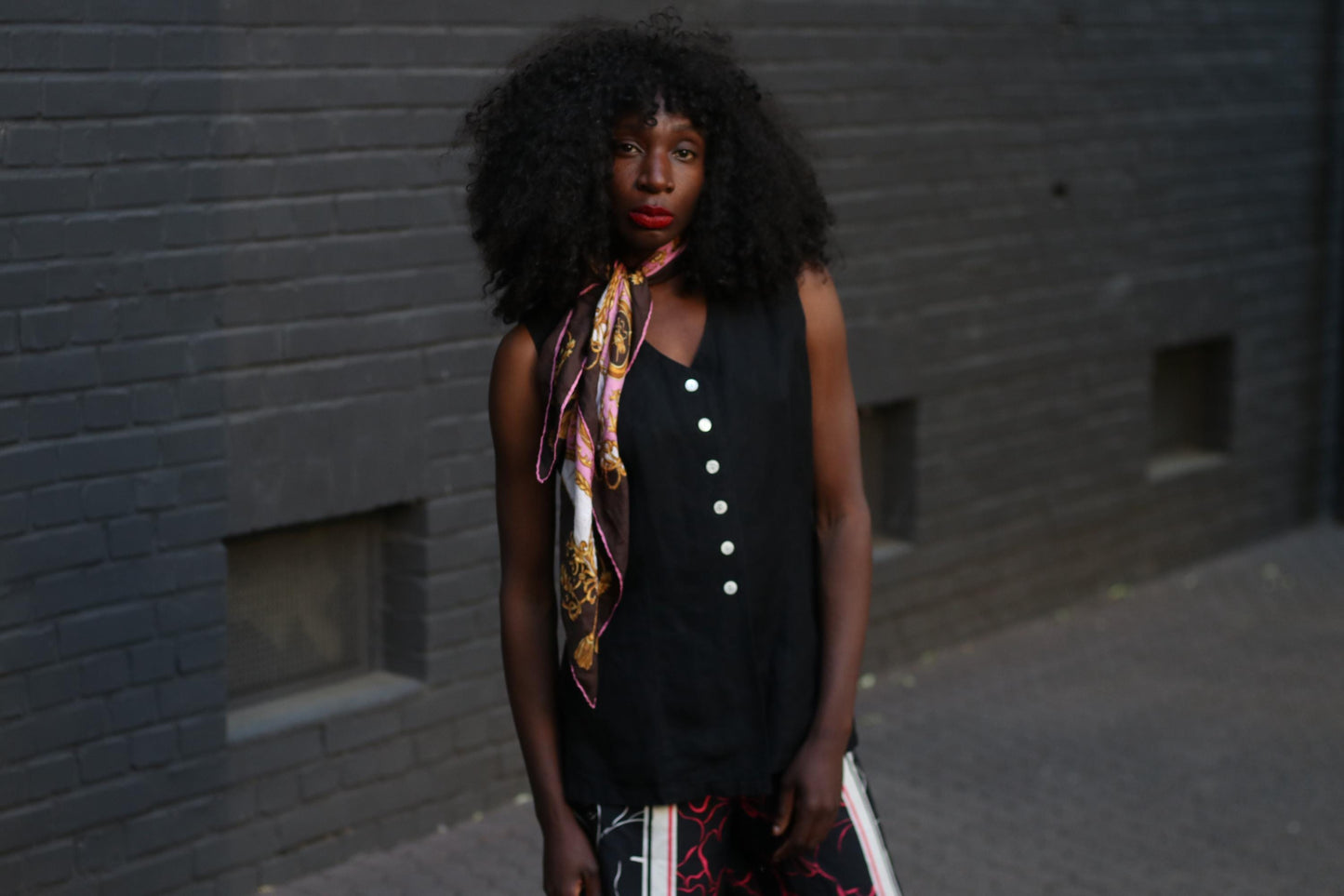 Vintage Black Linen Blend Vest Top | Minimalist Sleeveless Button Down | Linen Shirt Women | Summer Layering Staple | XS S M