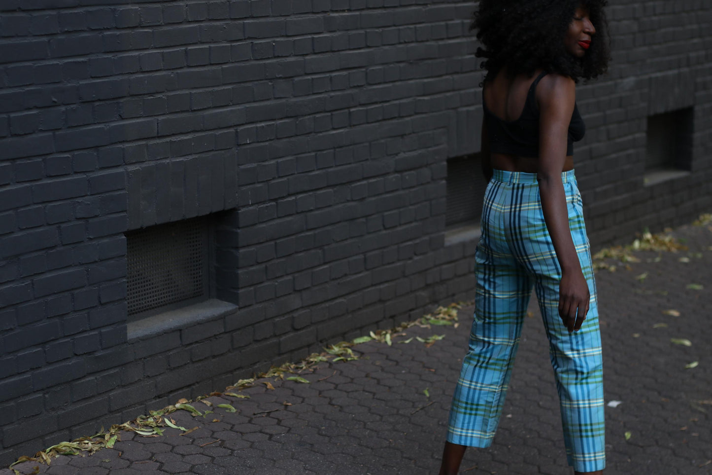 Vintage Silk Pants| Retro 90s Blue Green Cropped Wide Leg Trousers| Preppy Comfortable High Waisted Summer Peter Hahn Capris