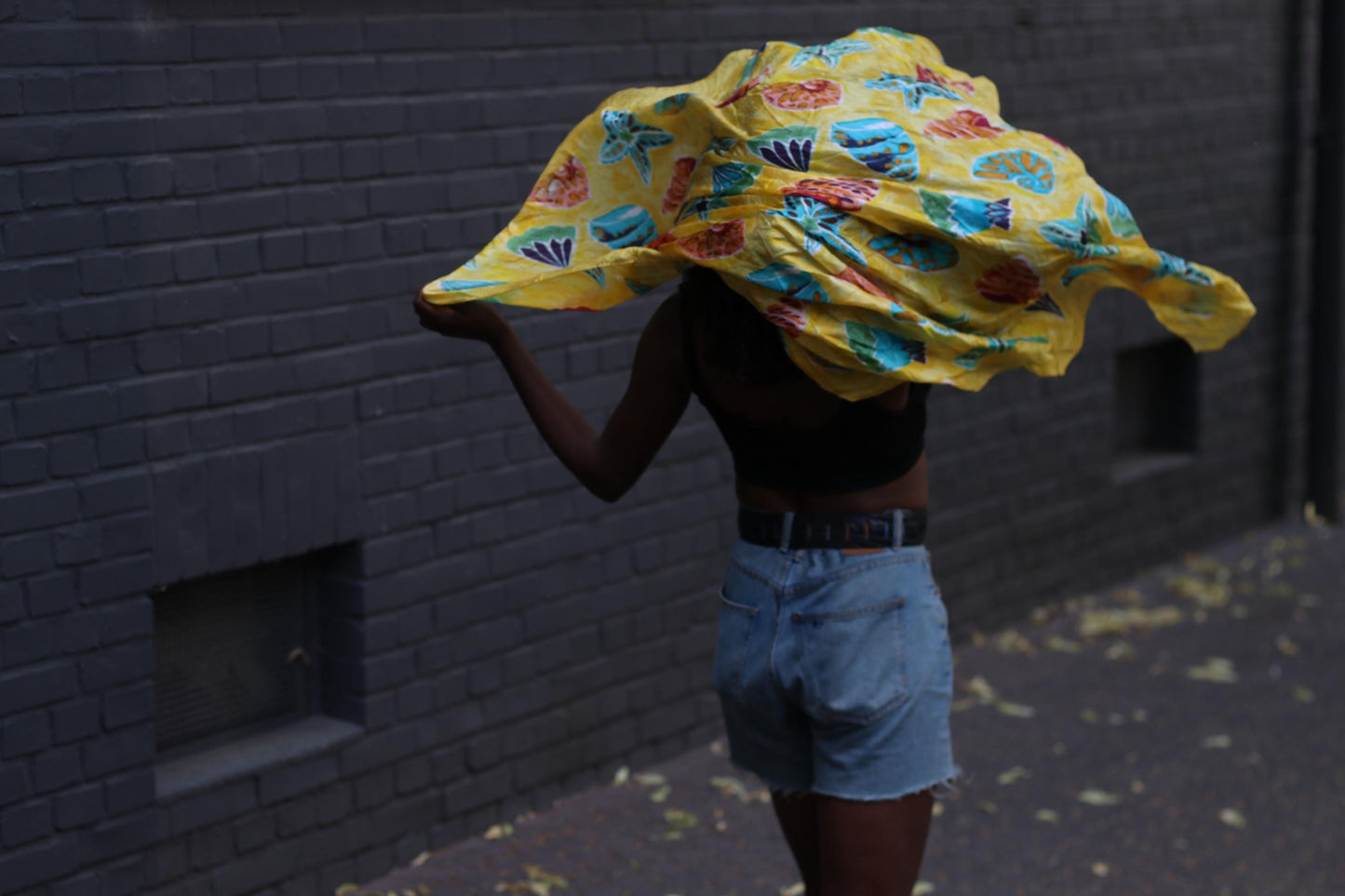 Vintage Silk Seashell Scarf | Yellow Ocean Print Foulard | Coastal Resort Wear | Lightweight Summer Beach Accessory