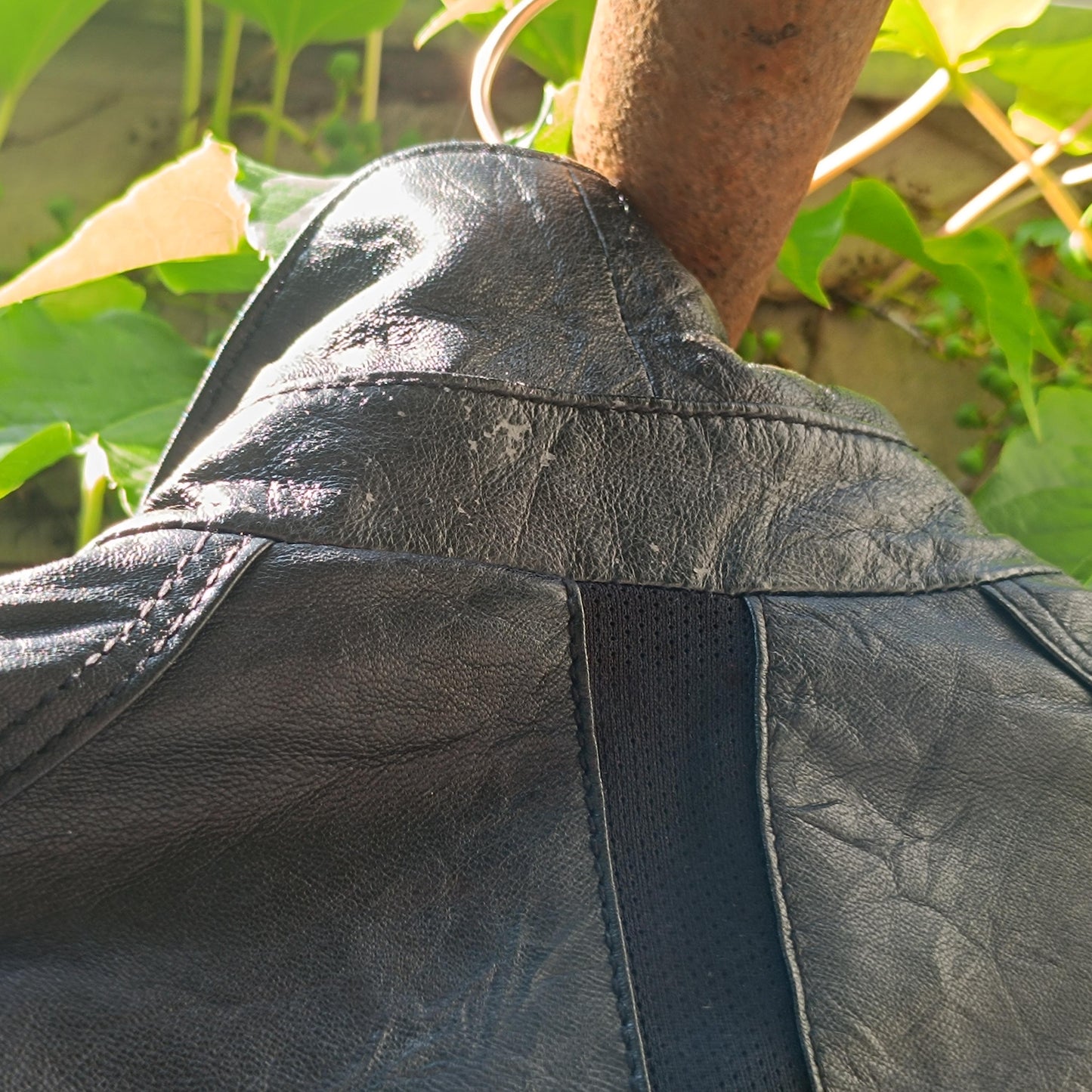 Vintage BIBA Black Leather Jacket – Cropped Blazer Style, Goth Punk Rocker Aesthetic, Y2K Women’s Chic Outerwear