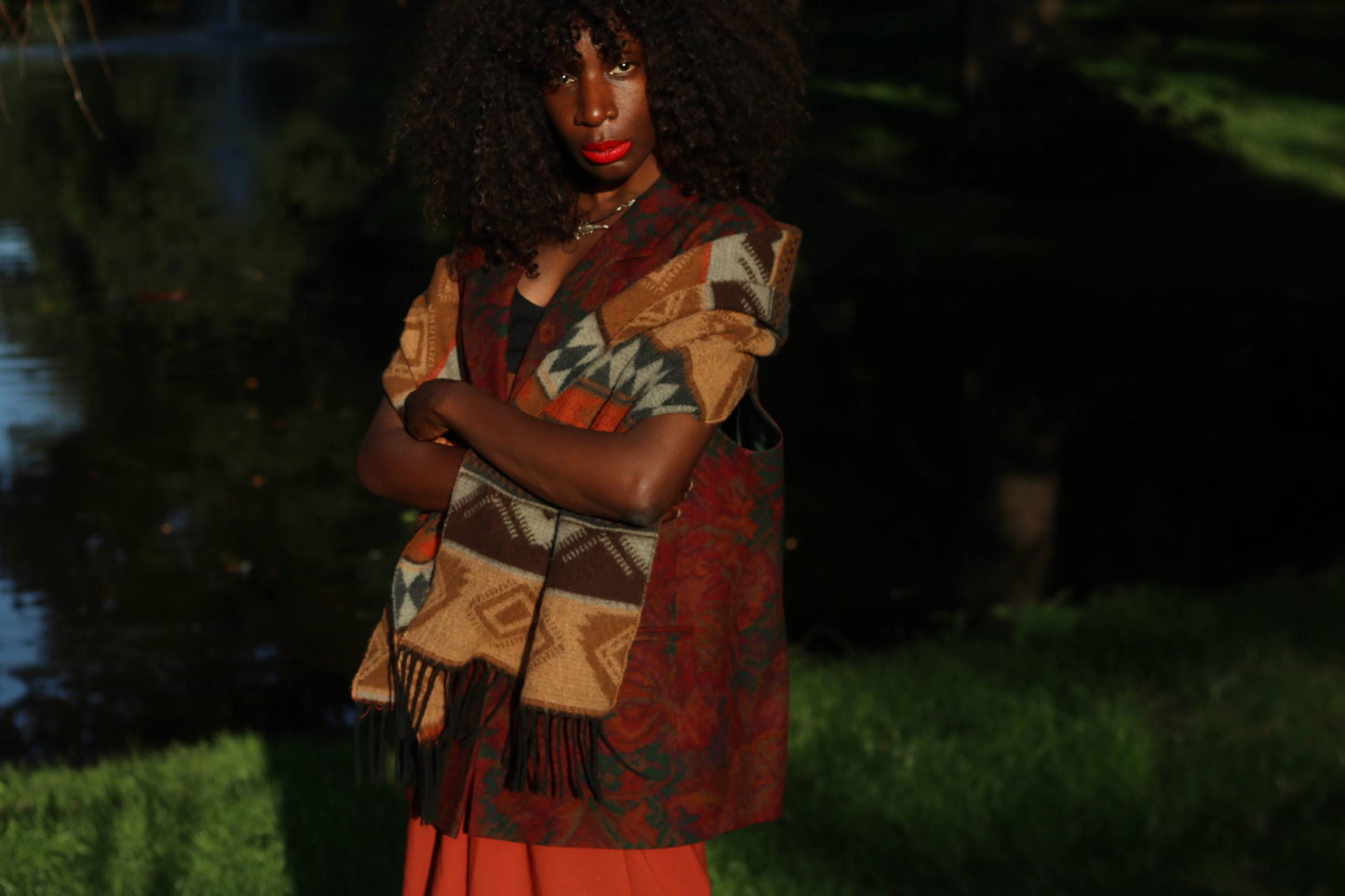 Vintage Tapestry Vest Women’s Autumn Waistcoat | Bohemian Floral Woven Jacket | Fall Layering Piece | Slow Fashion Statement