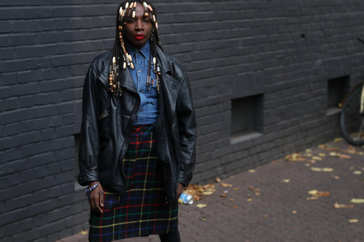Vintage Merino Wool Tartan Midi Skirt | 90s Alexander Creation De Luxe Plaid Design