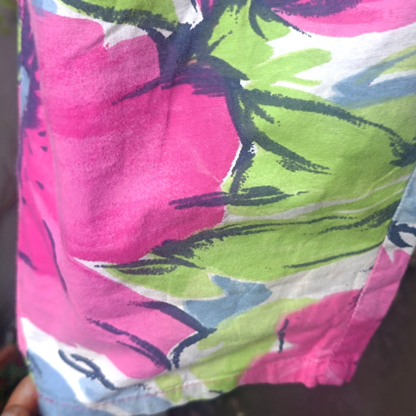 Vintage Floral Capris Size S