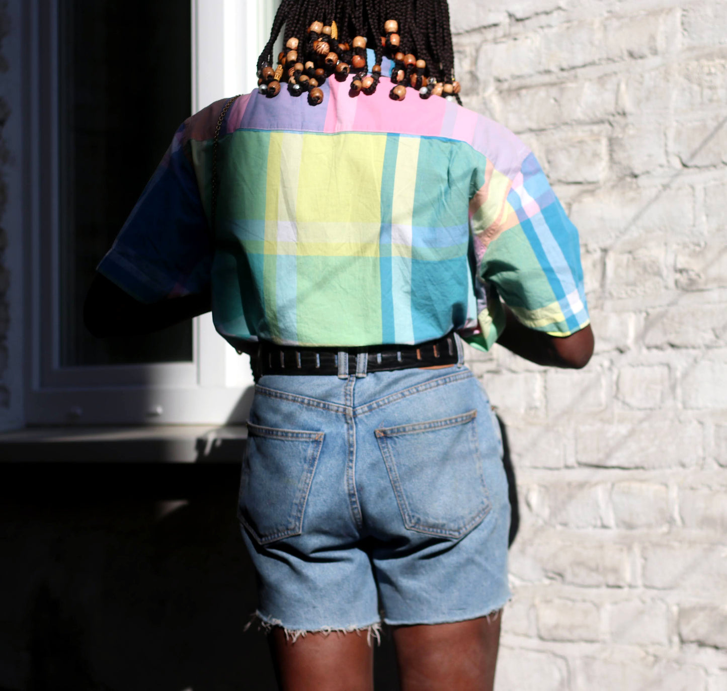 Vintage Y2k H&M Plaid Blouse Size S-M