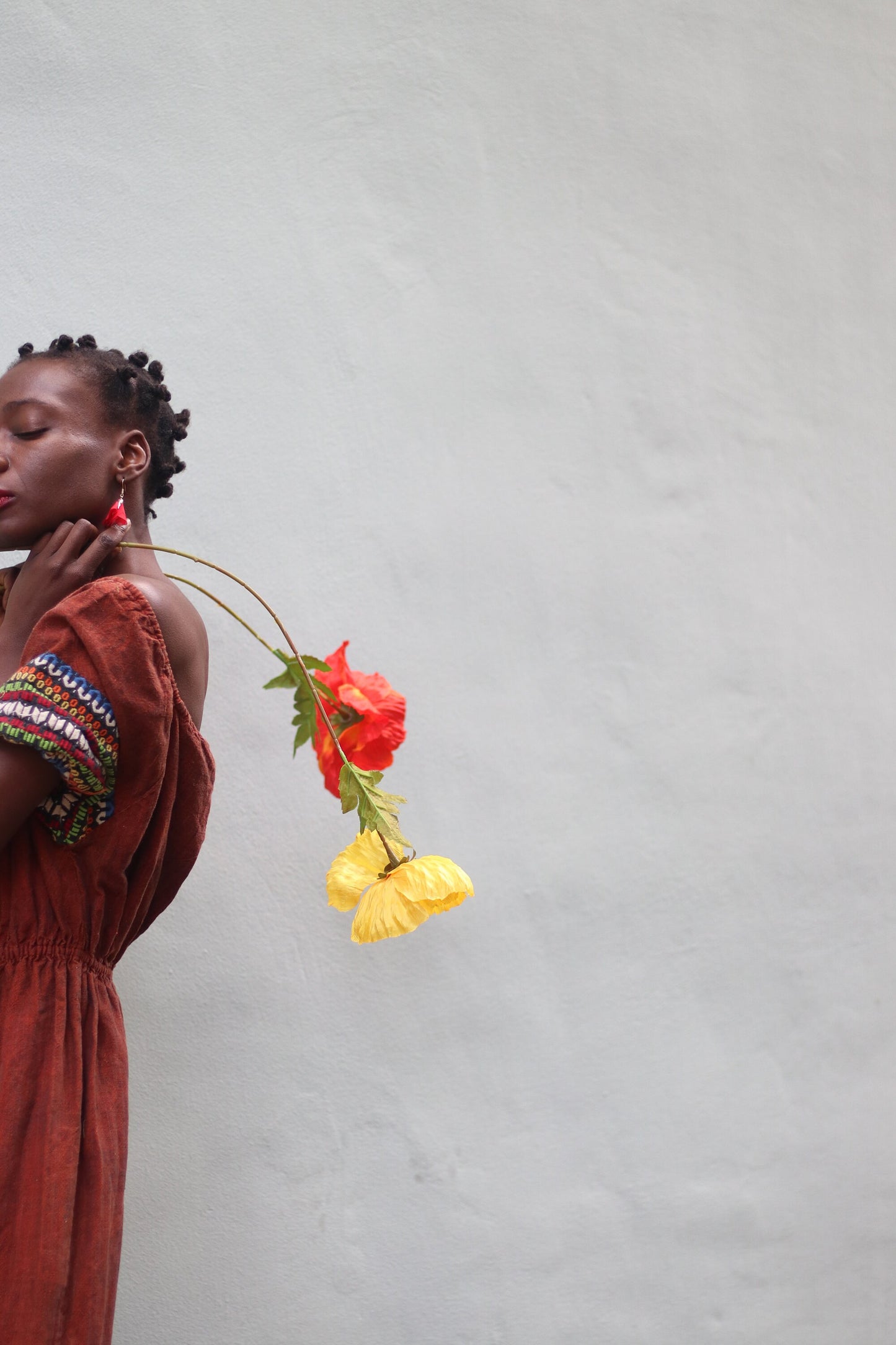 Vintage Boho Chic Maxi Summer Dress with statement embroidered details size S -M or Large
