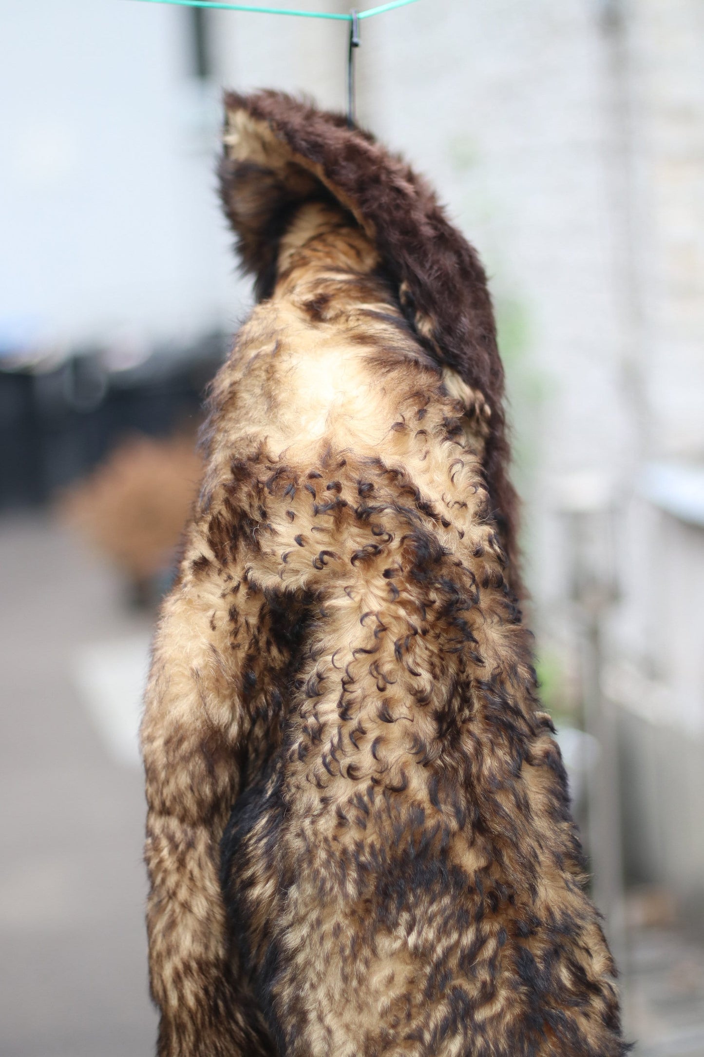 Vintage VOIGT Fur Winter Coat Size Small Medium with Size Pockets