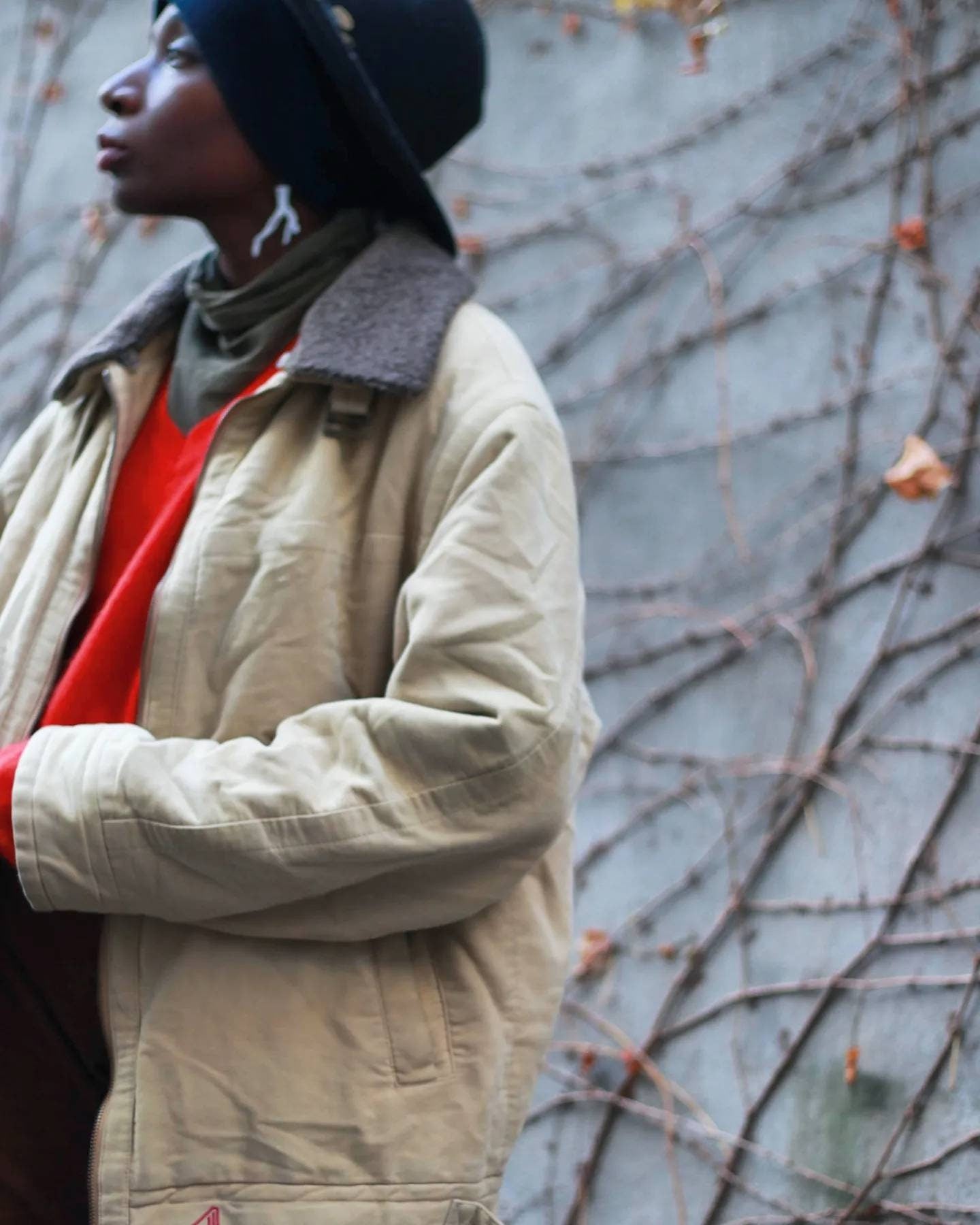Vintage Authentic Clothing Jacket | 90s classic brown jacket with removable collar