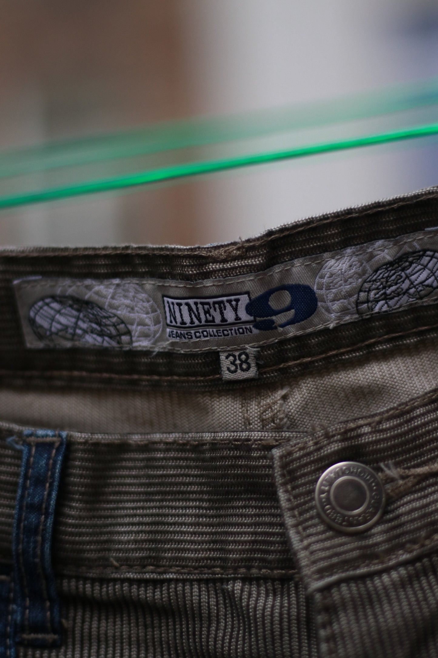 Y2K Patchwork Denim | Vintage blue jeans denim and corduroy with patchwork details