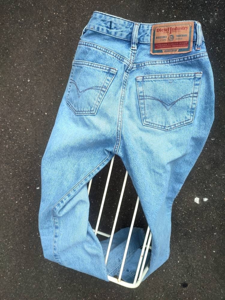 Y2K Diesel Blue Denim| Vintage high waisted blue jeans