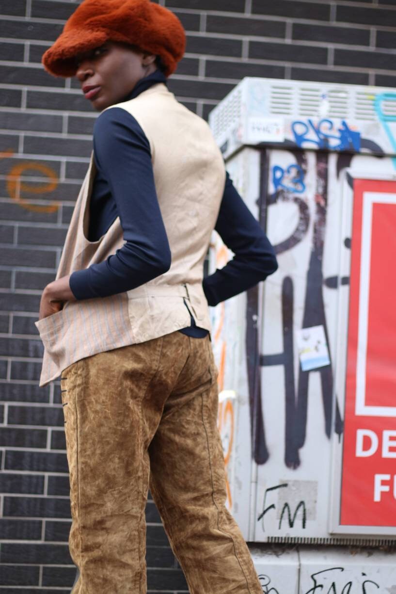 Vintage Melrose Trousers | 90s brown low waisted jeans