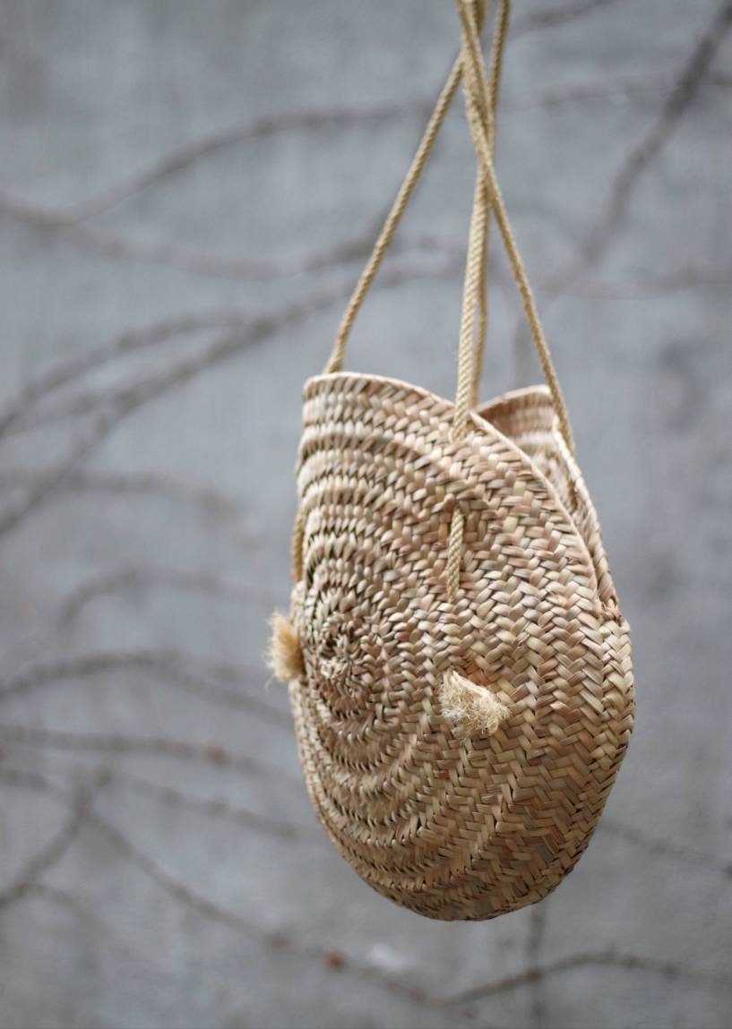 Vintage woven light brown bag| 90s country inspired chic summer shoulder bag| raffia market inspired bag