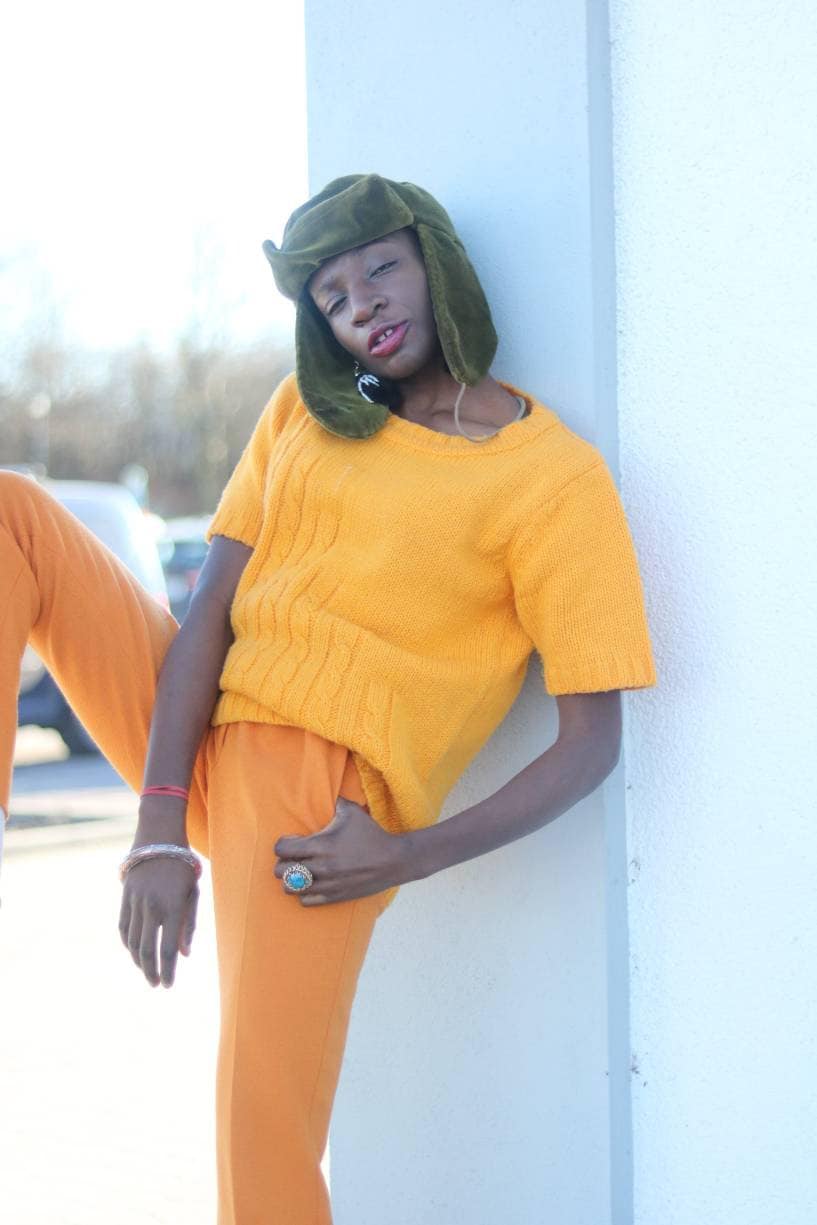 Vintage ESCADA Sport Orange trousers | y2k wool pants