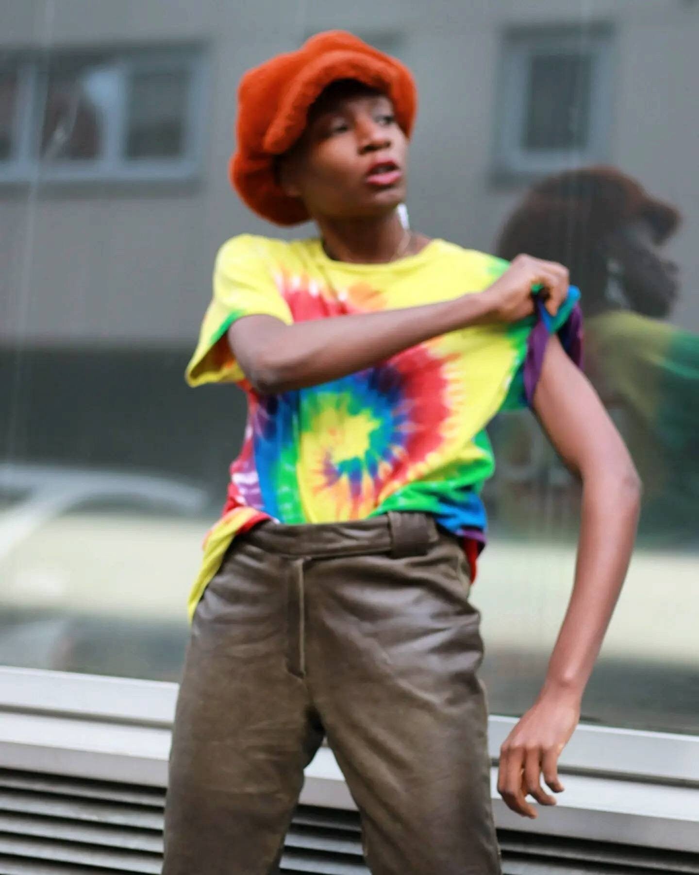 Vintage Gipsy by Mauritius leather trousers| 90s leather pants | Minimalist rock n roll brown leather pants