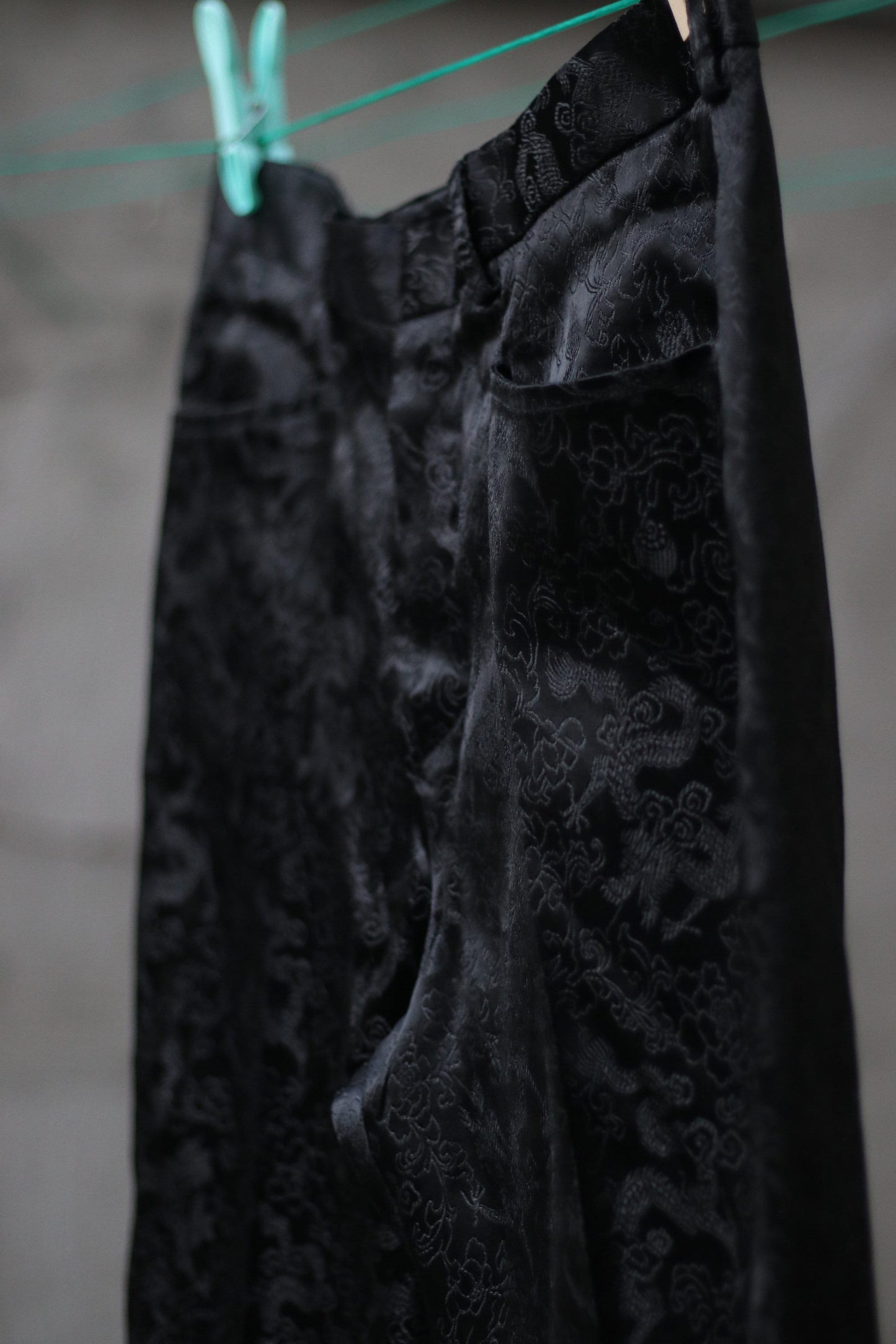 Vintage Handmade Floral Print Trousers