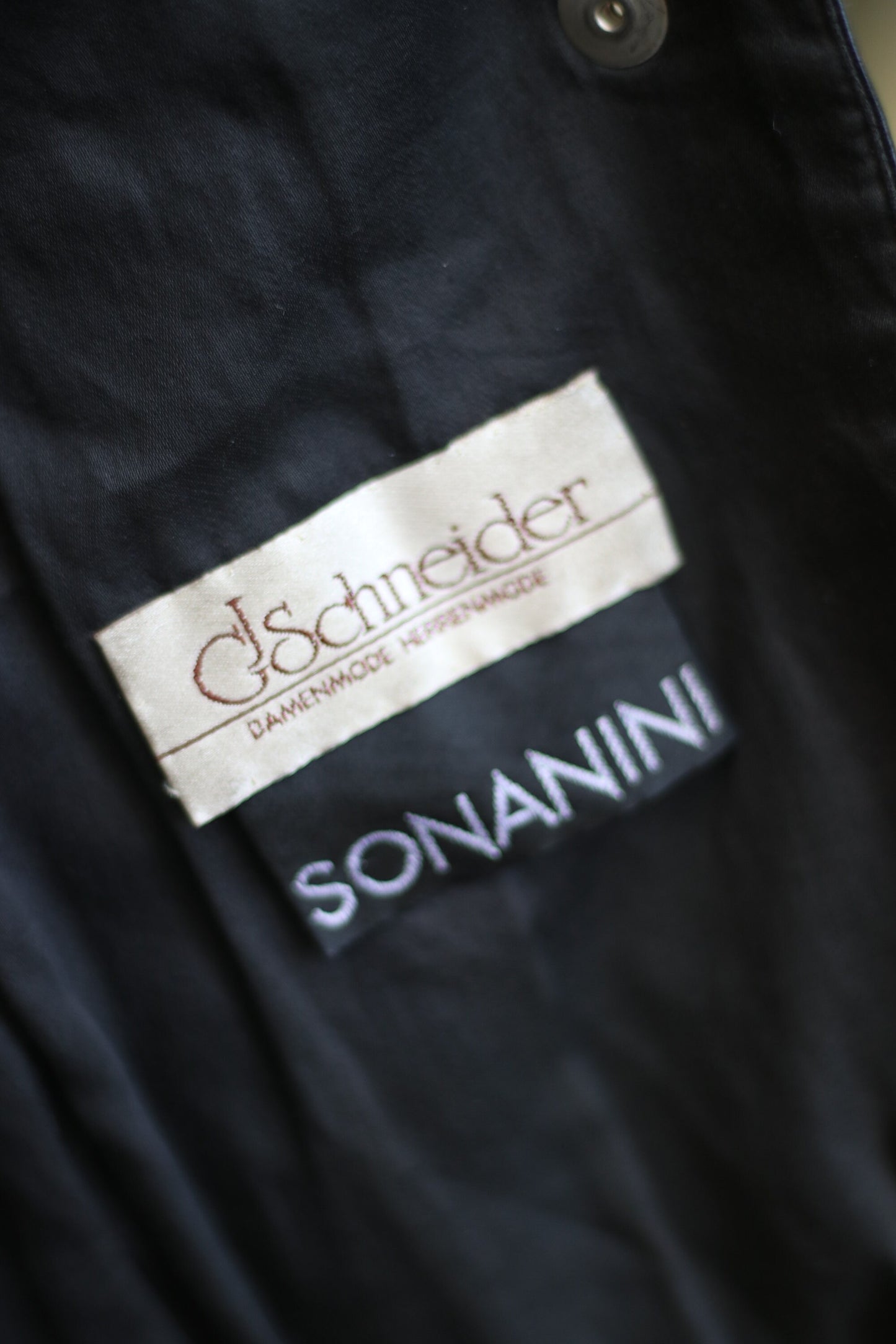 90s Sonanini Leather Jacket | Vintage rock n Roll Ombre Grey lightweight leather coat