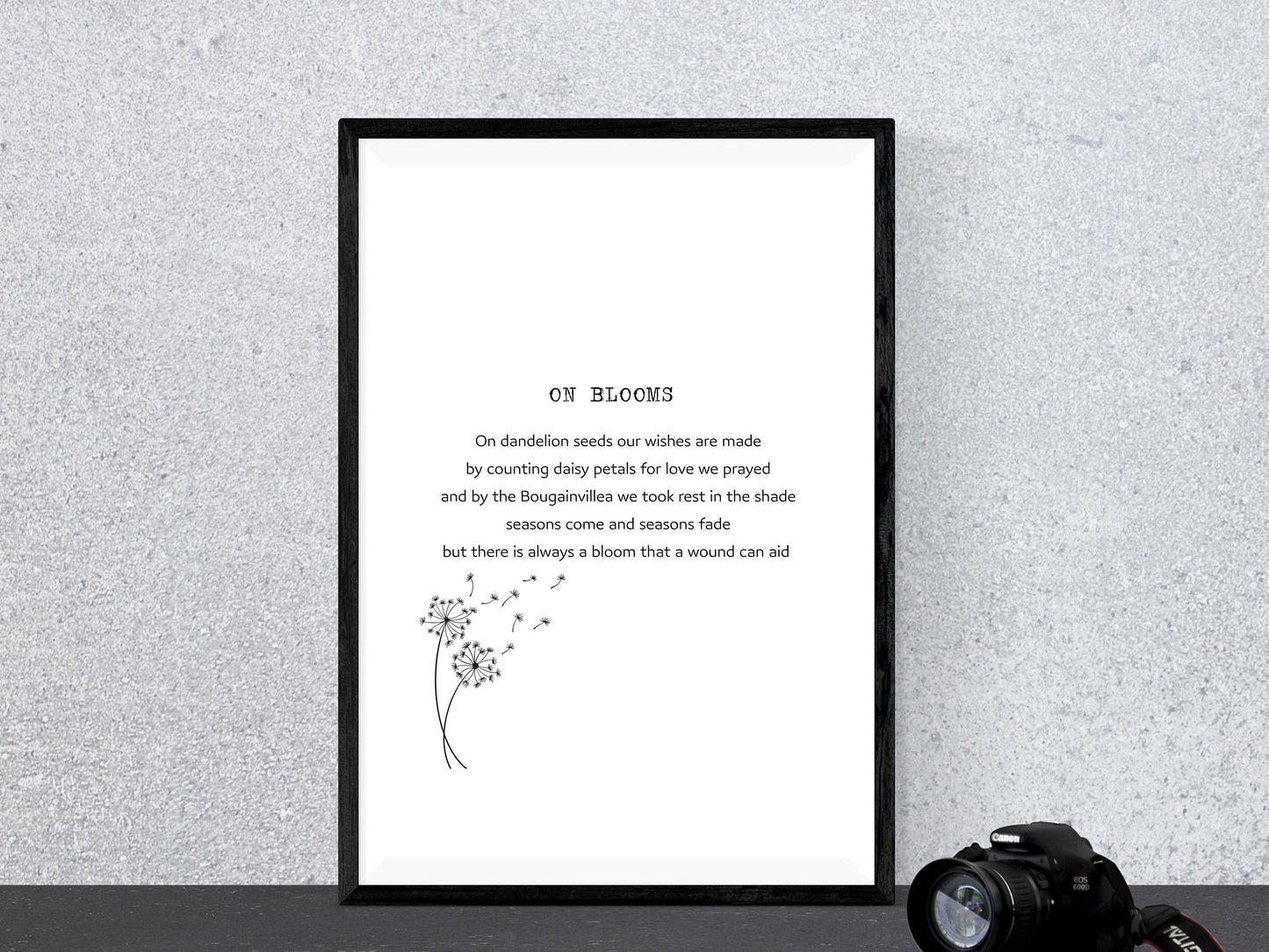 A Poem on Blooms| Gift for a lover| Valentine Day Gift| Anniversary day Present| Printable Art | Prose on Self Love| Ode and Sonnets