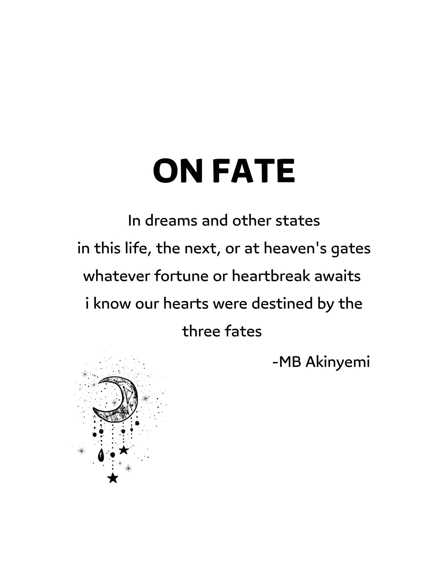 Original love Poem |Wall Art| Printable Art | Prose on Love and Fate| Gift for him Gift for her| Wedding Poetry Birthday Gift| Girl Dad